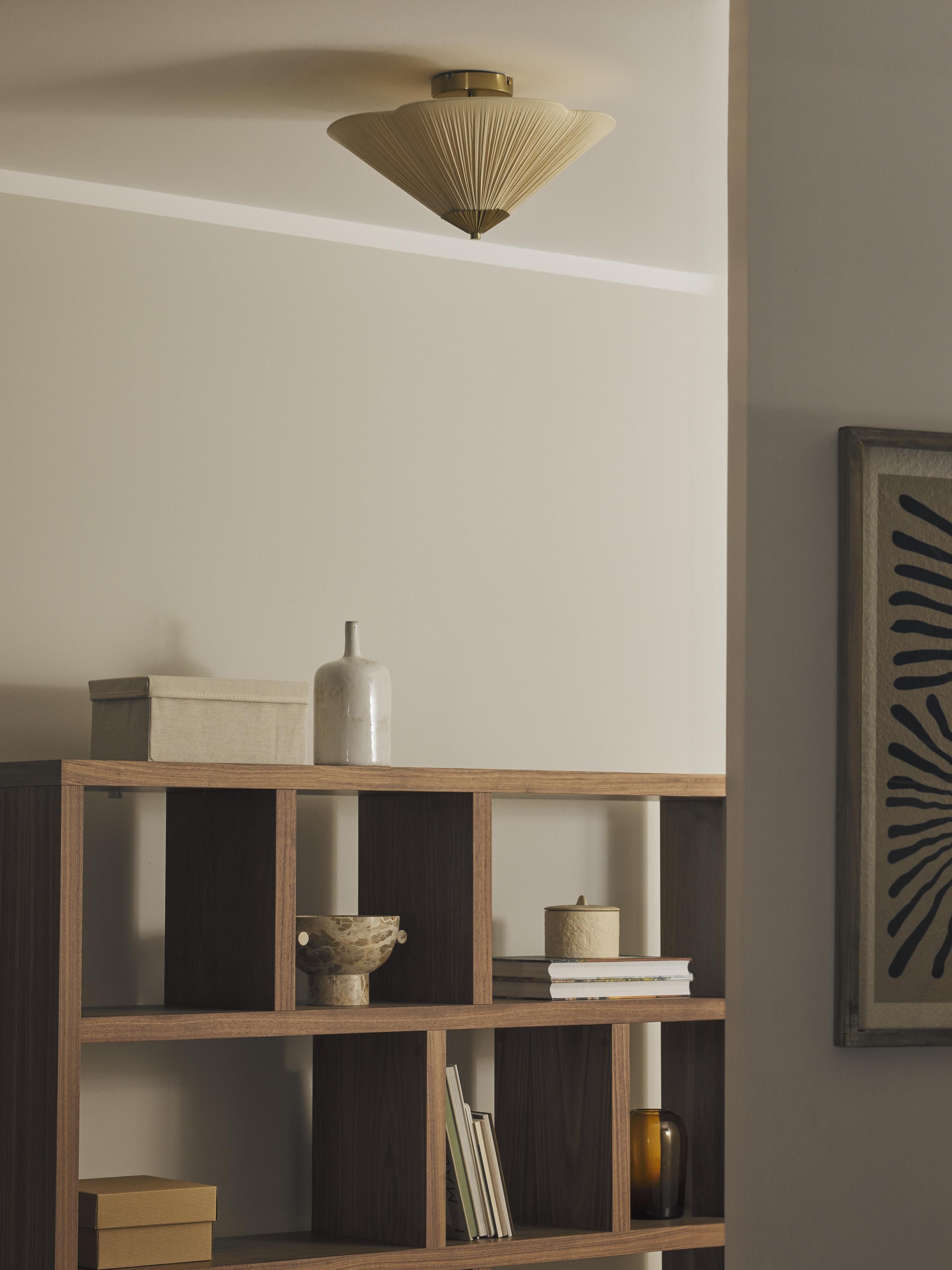 Leora Ceiling Lamp with Inverted Lampshade