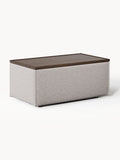 Gallery image 1 - Bouclé Ottoman Lennon with Storage
