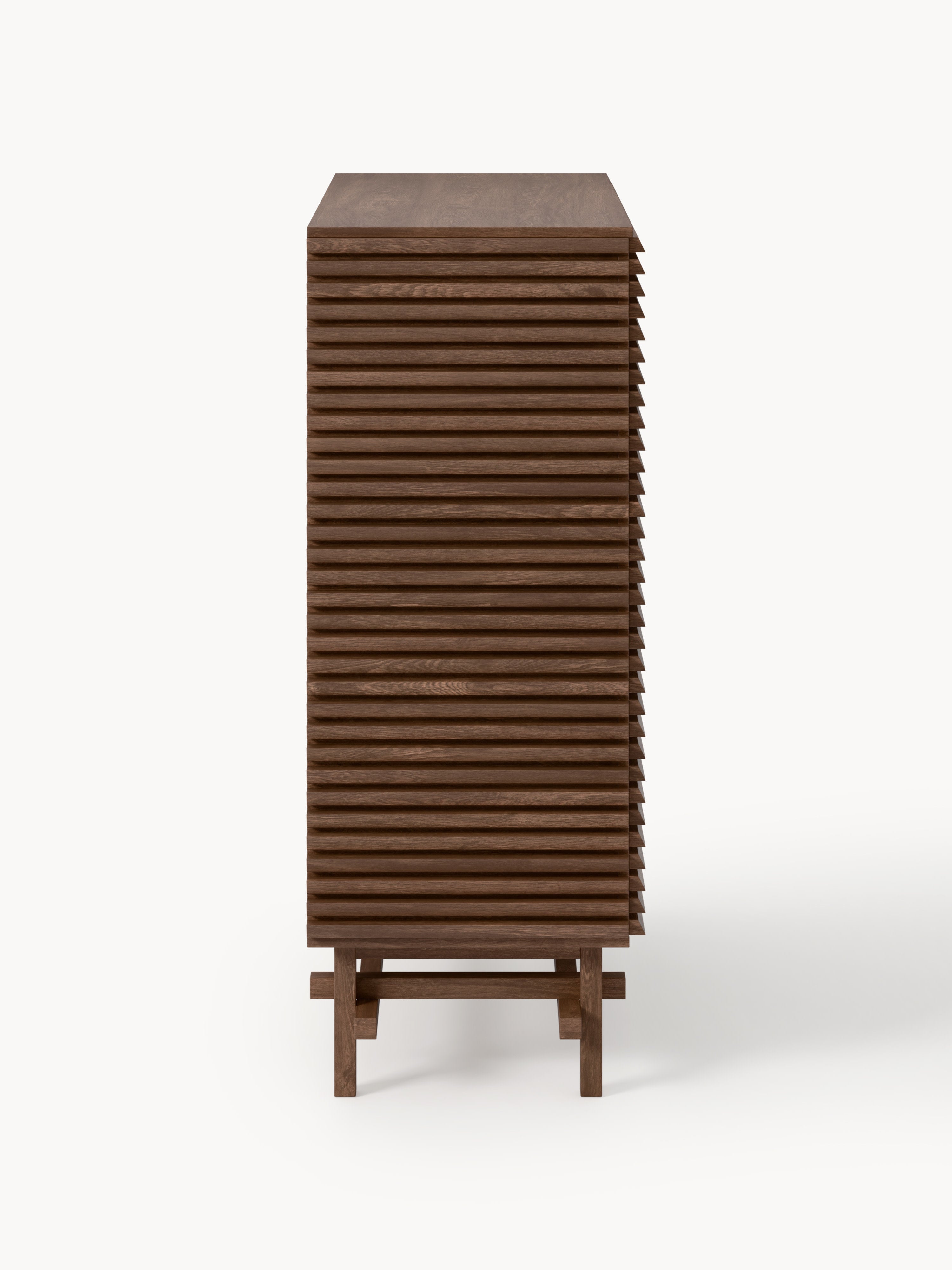 Pierce Oak Wood Highboard