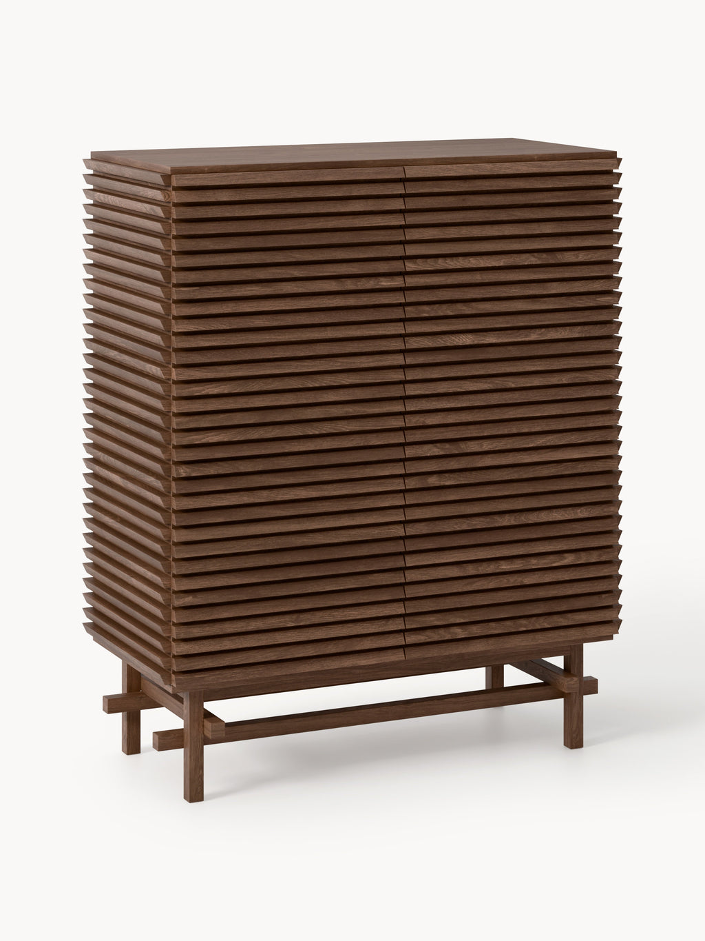 Gallery image 1 - Oak Wood Highboard Pierce