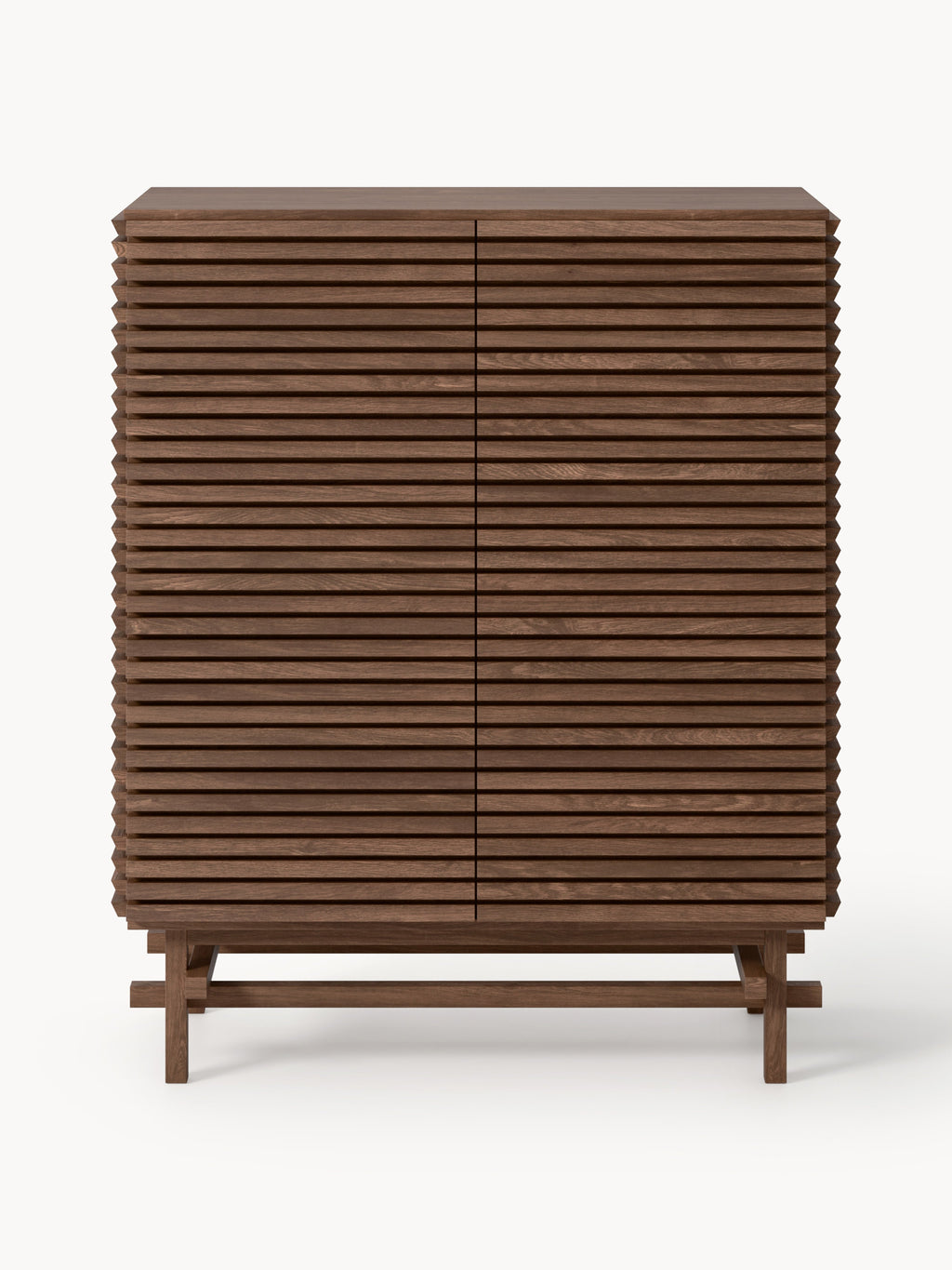 Pierce Oak Wood Highboard