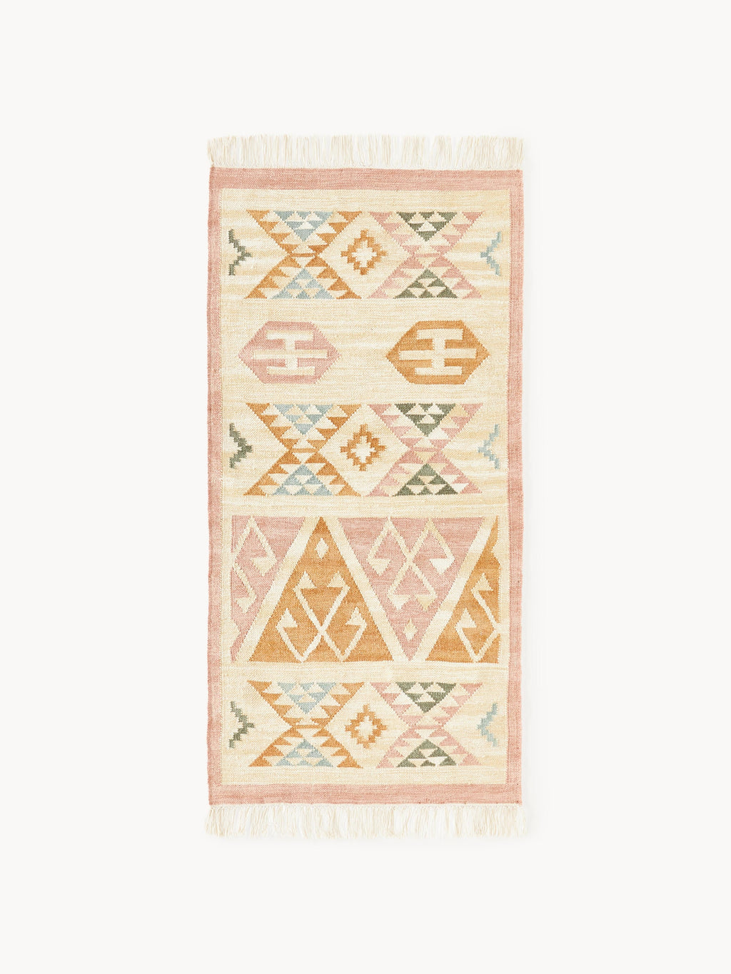 Gallery image 1 - Hand-Woven Wool Kilim Rug Anisa