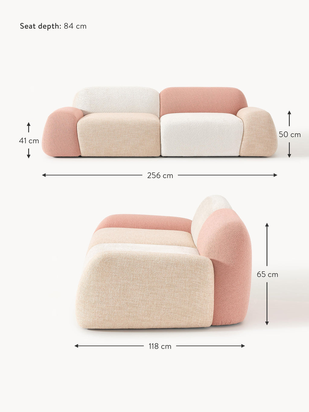Wolke Modular Sofa (3-seater), Fuorisalone Edition