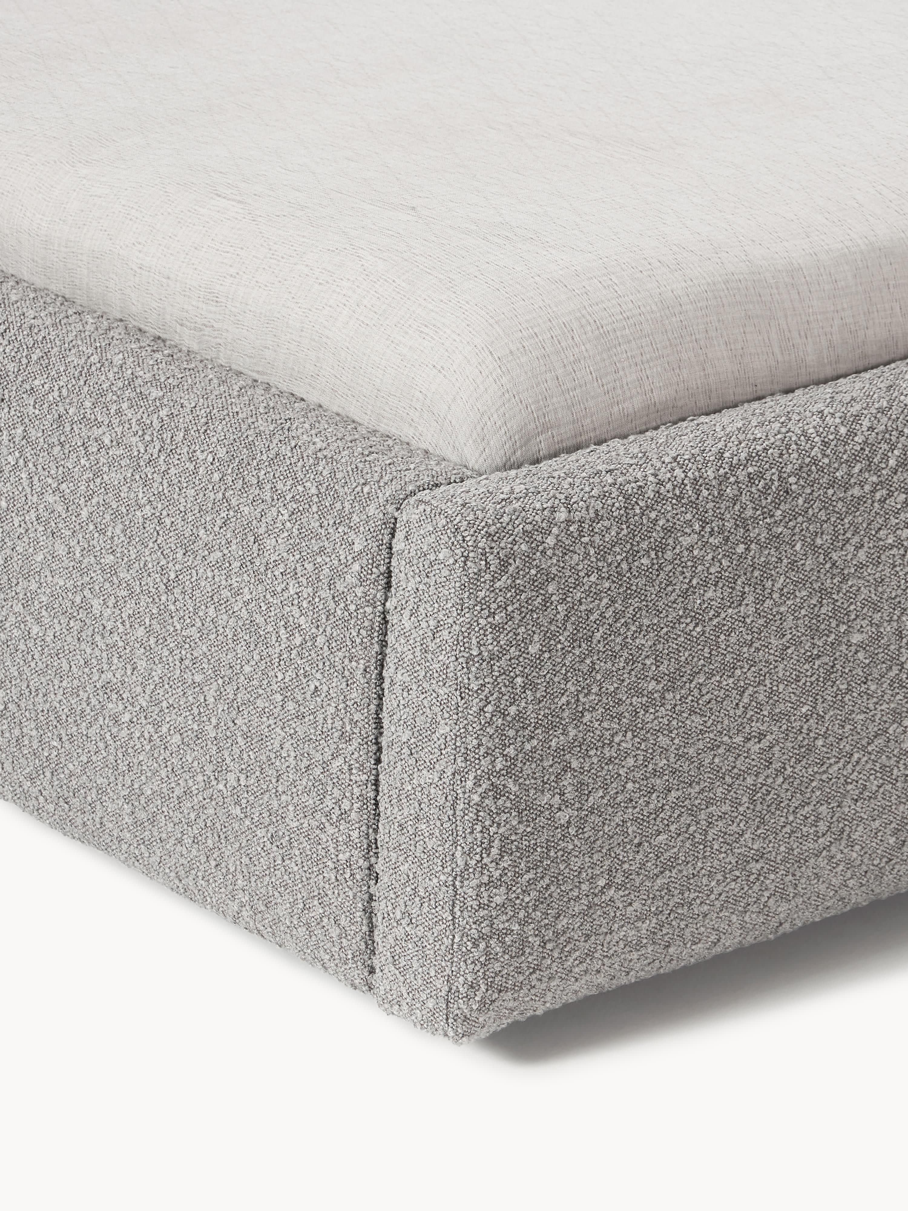 Cloud Upholstered Bouclé Bed