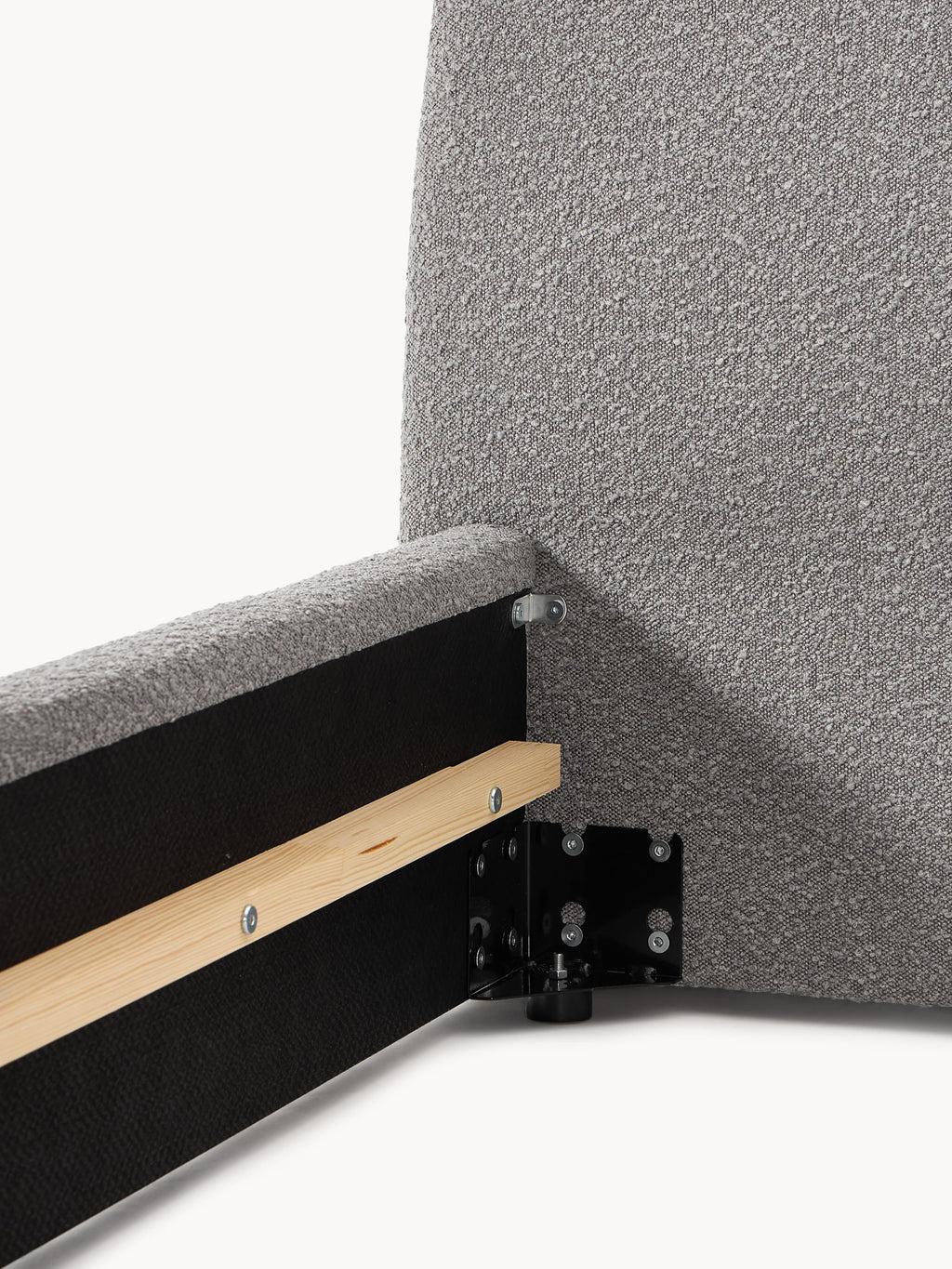 Cloud Upholstered Bouclé Bed