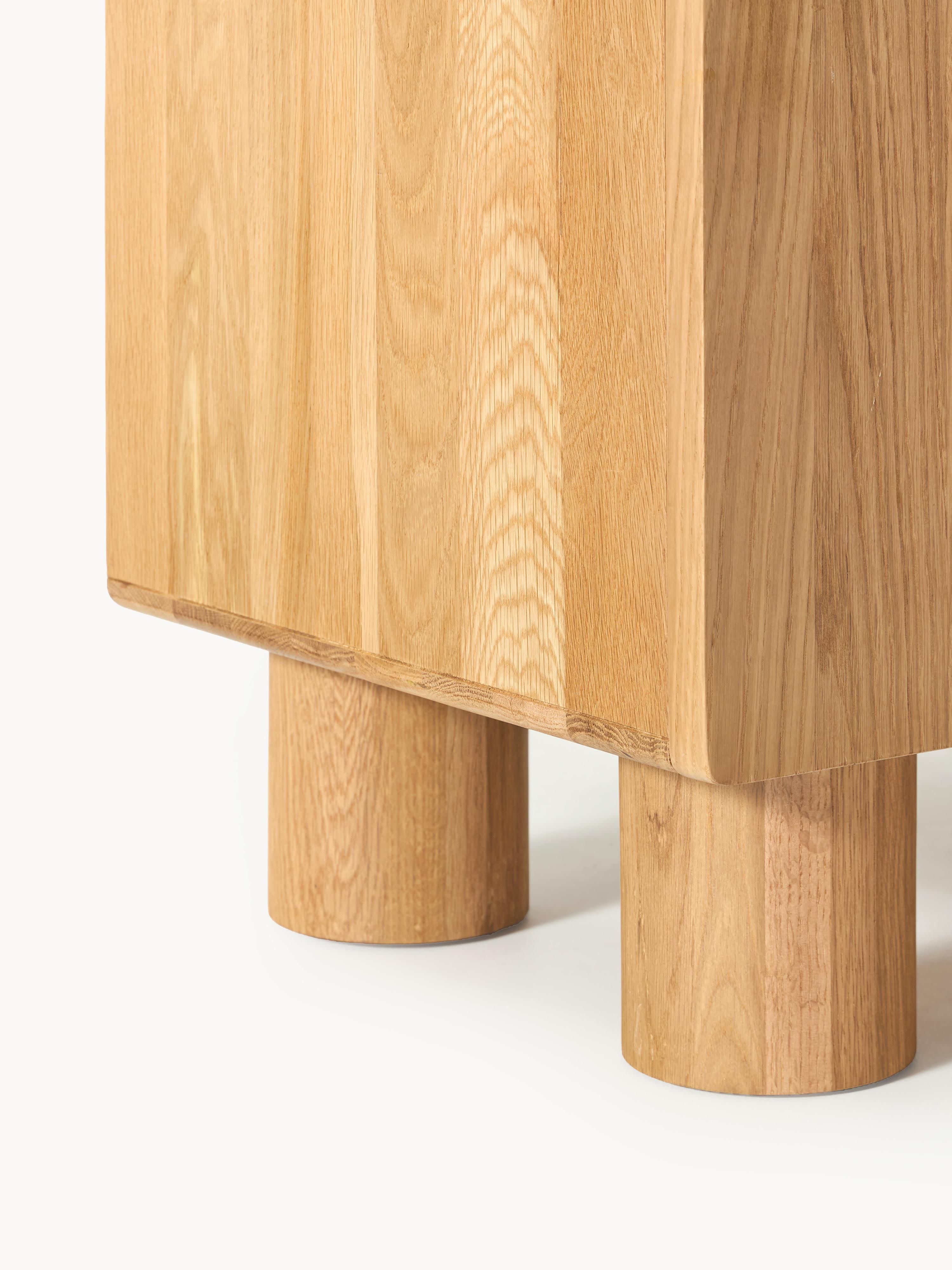 Cadi Oak Wood TV Lowboard