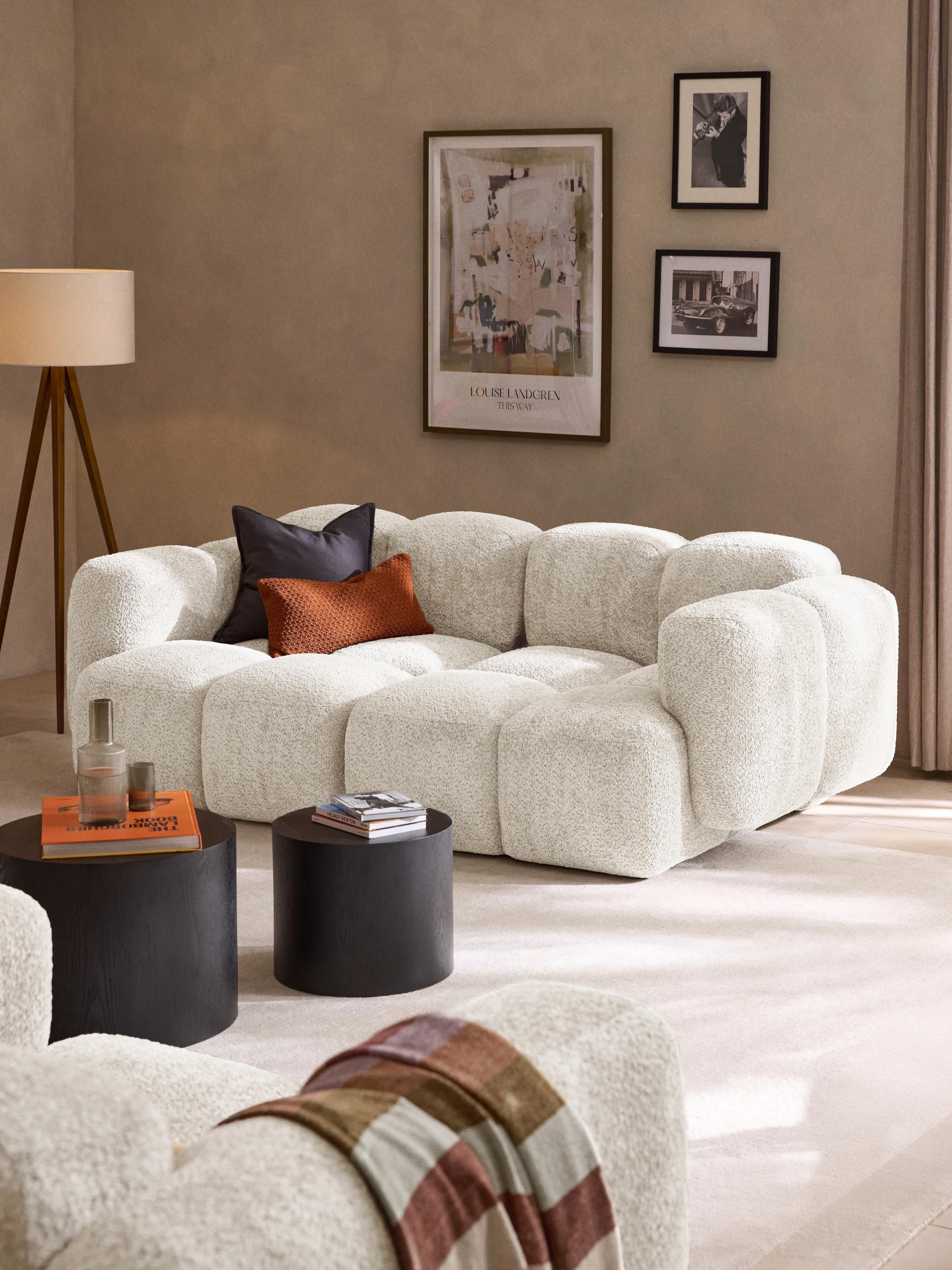Tayla Modular Teddy-Bouclé Sofa (2-seater)