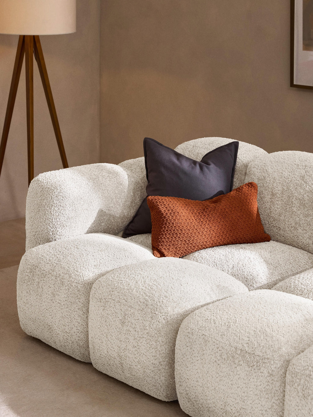 Tayla Modular Teddy-Bouclé Sofa (2-seater)