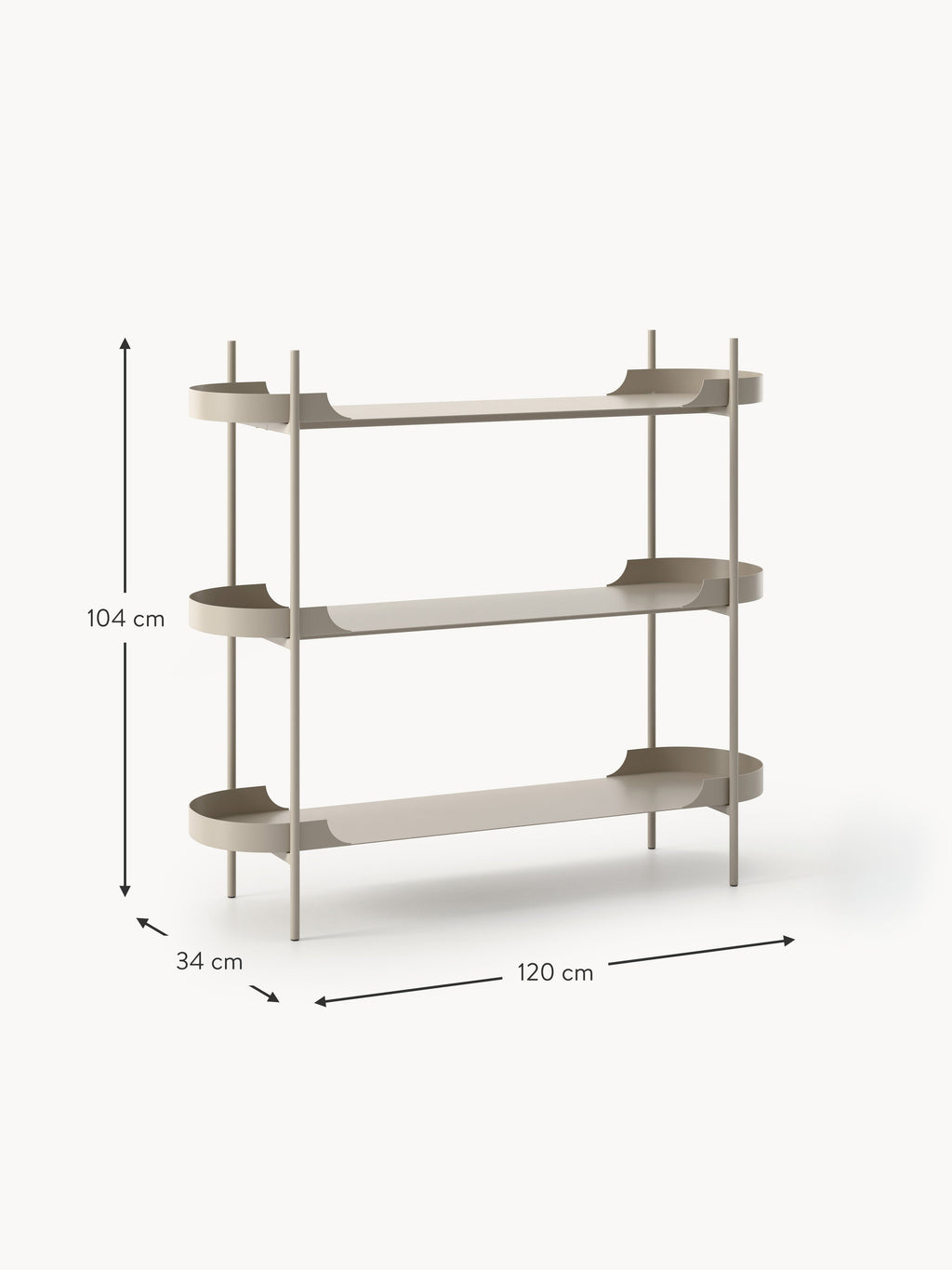 Taru Metal Shelving Unit