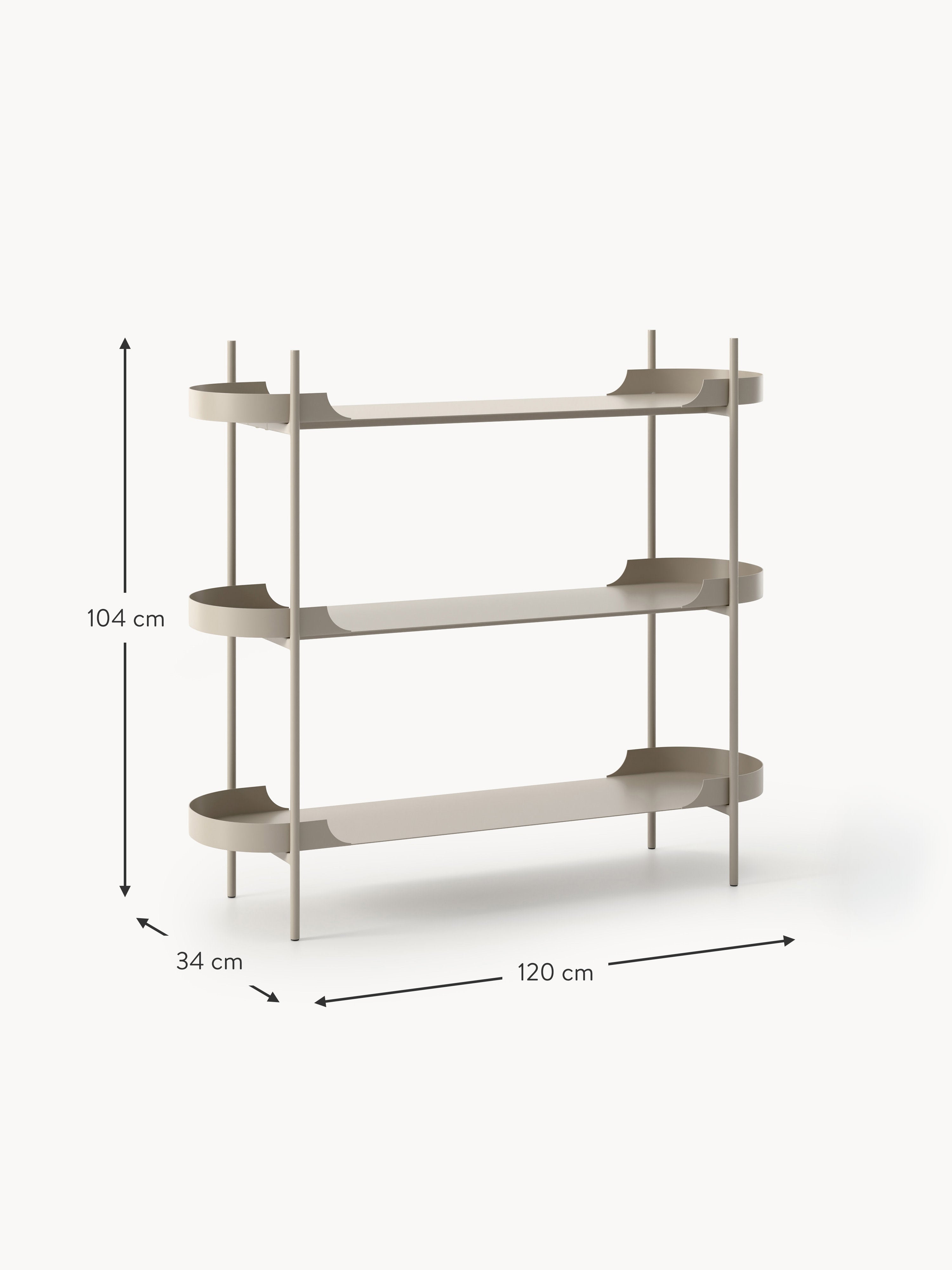 Taru Metal Shelving Unit