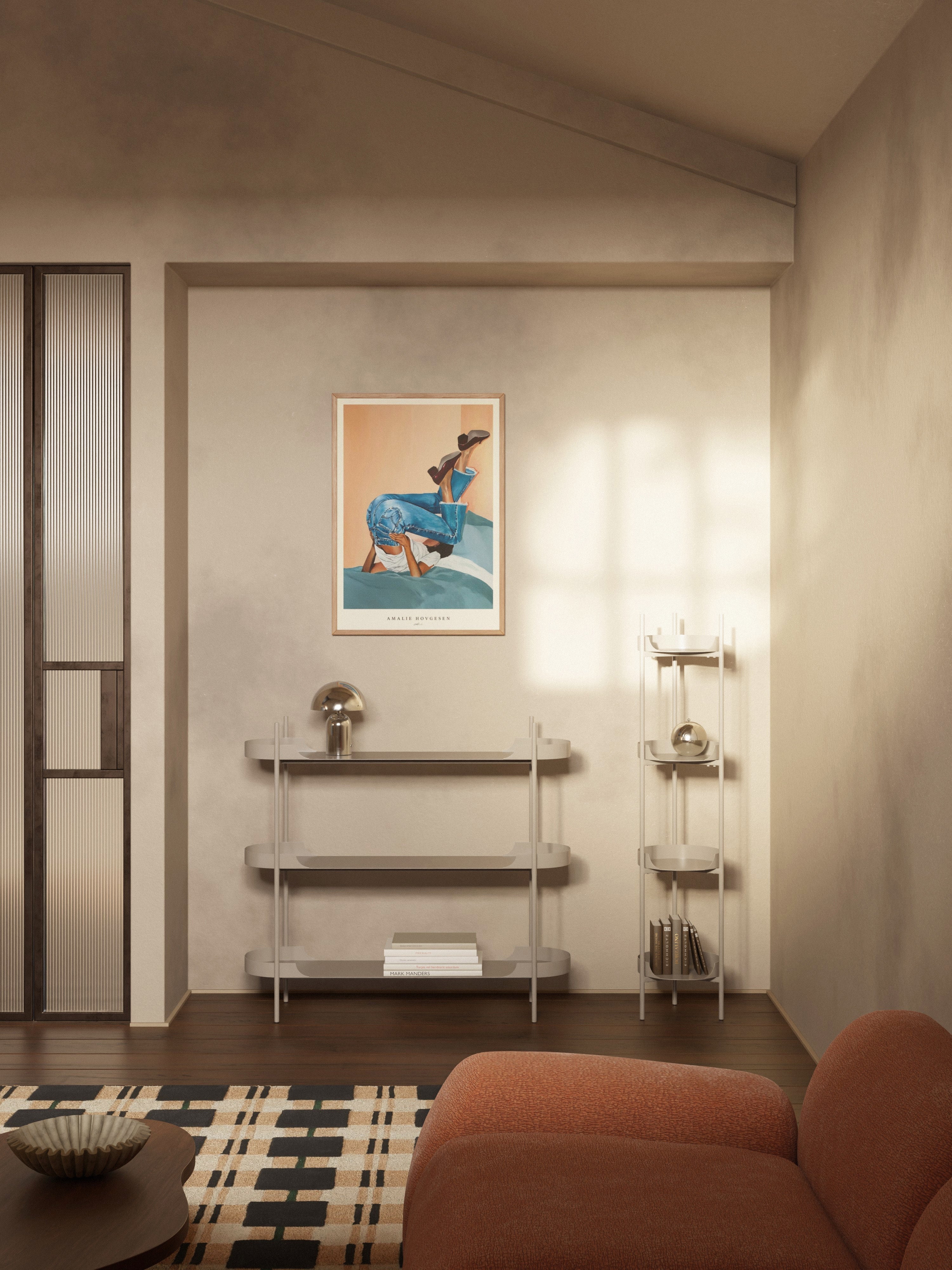 Taru Metal Shelving Unit