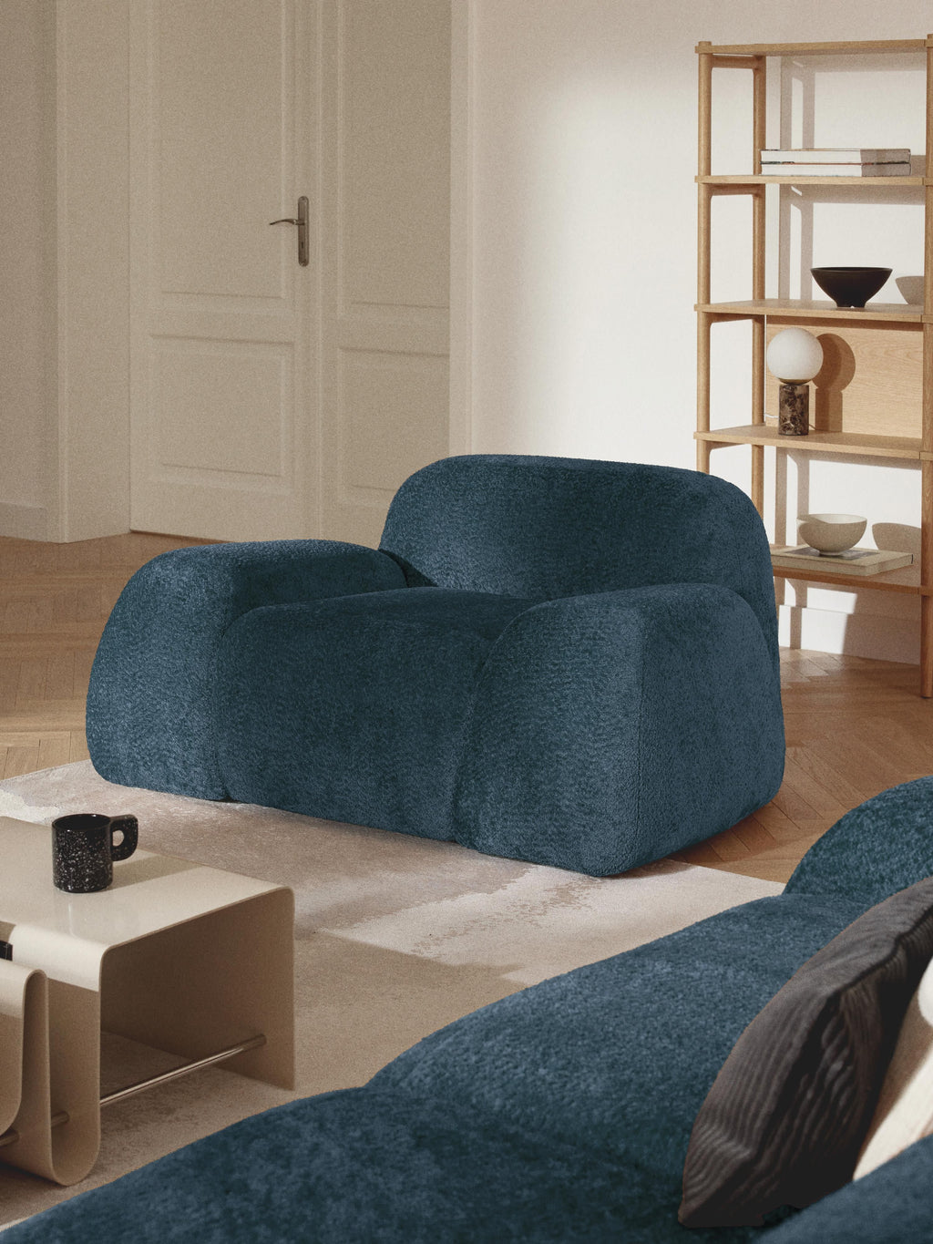 Wolke Teddy-Bouclé Lounge Chair