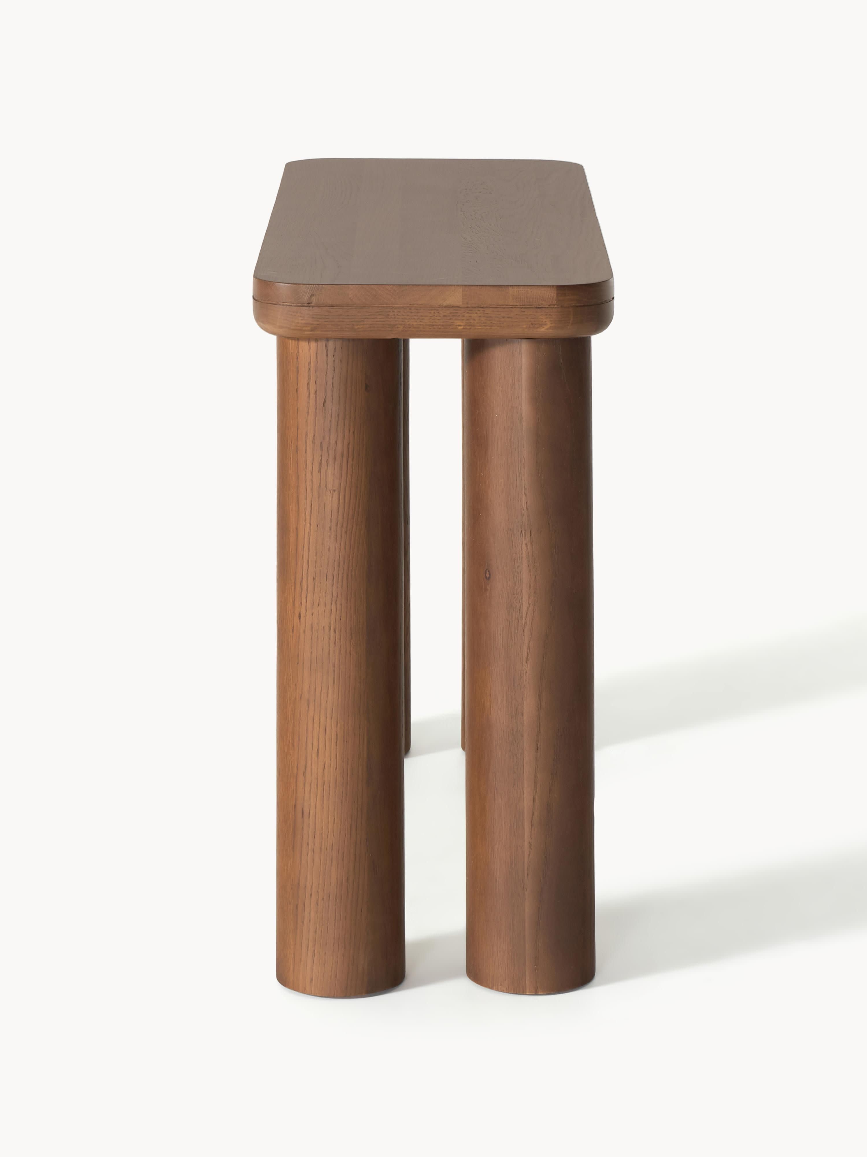 Kalia Oak Wood Console Table