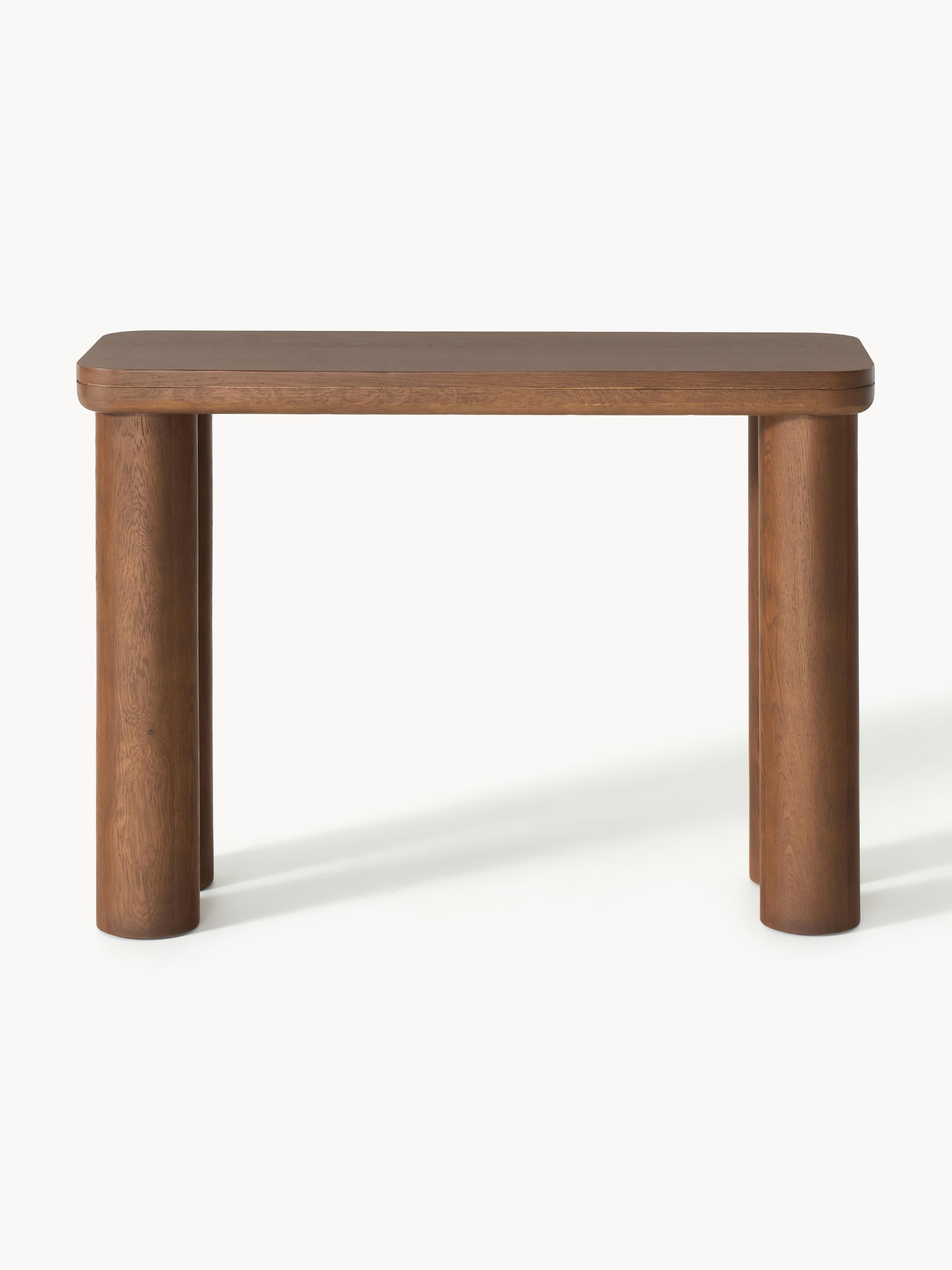 Kalia Oak Wood Console Table