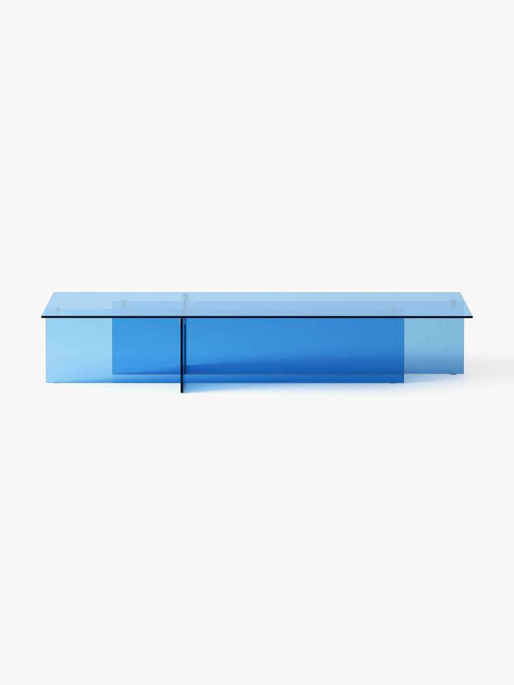 Anouk Large Glass Coffee Table, W 160 cm