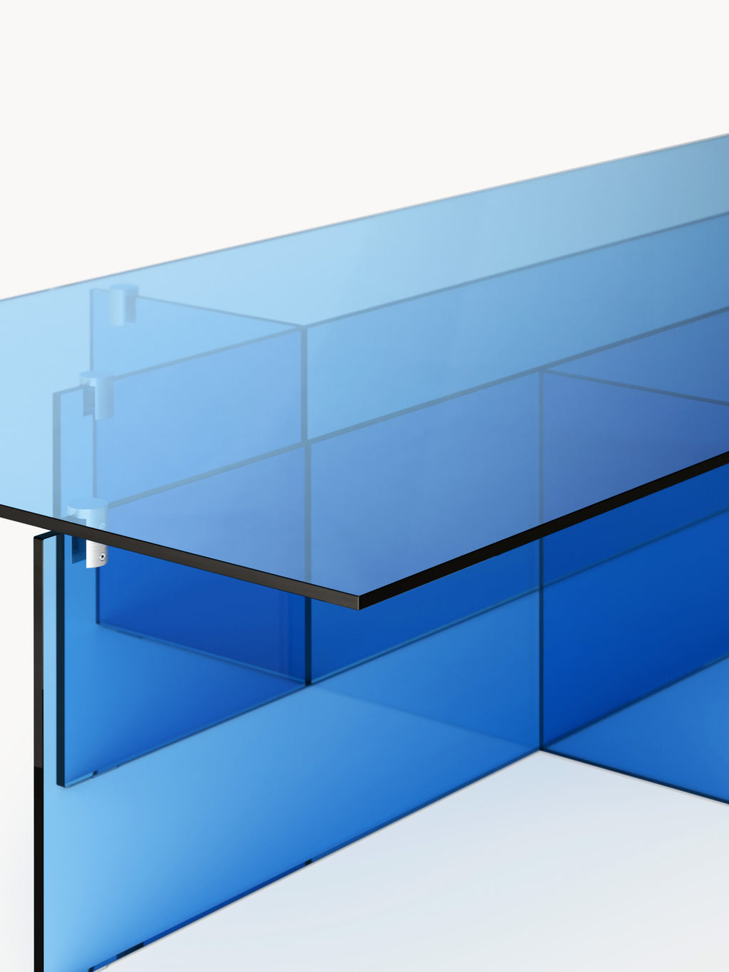 Anouk Large Glass Coffee Table, W 160 cm