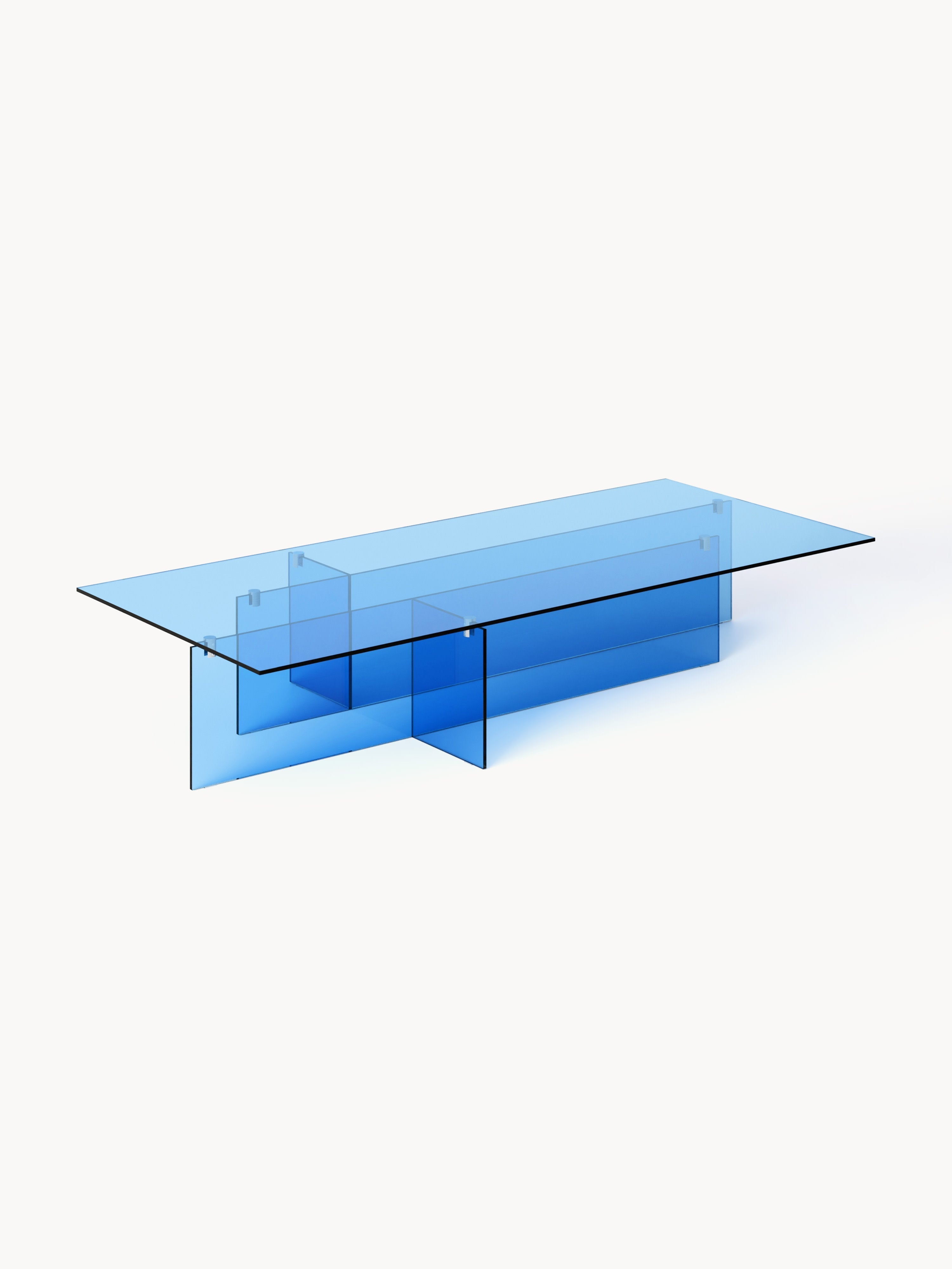 Gallery image 1 - Large Glass Coffee Table Anouk, W 160 cm