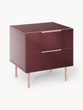 Gallery image 1 - High-Gloss Bedside Table Lennie