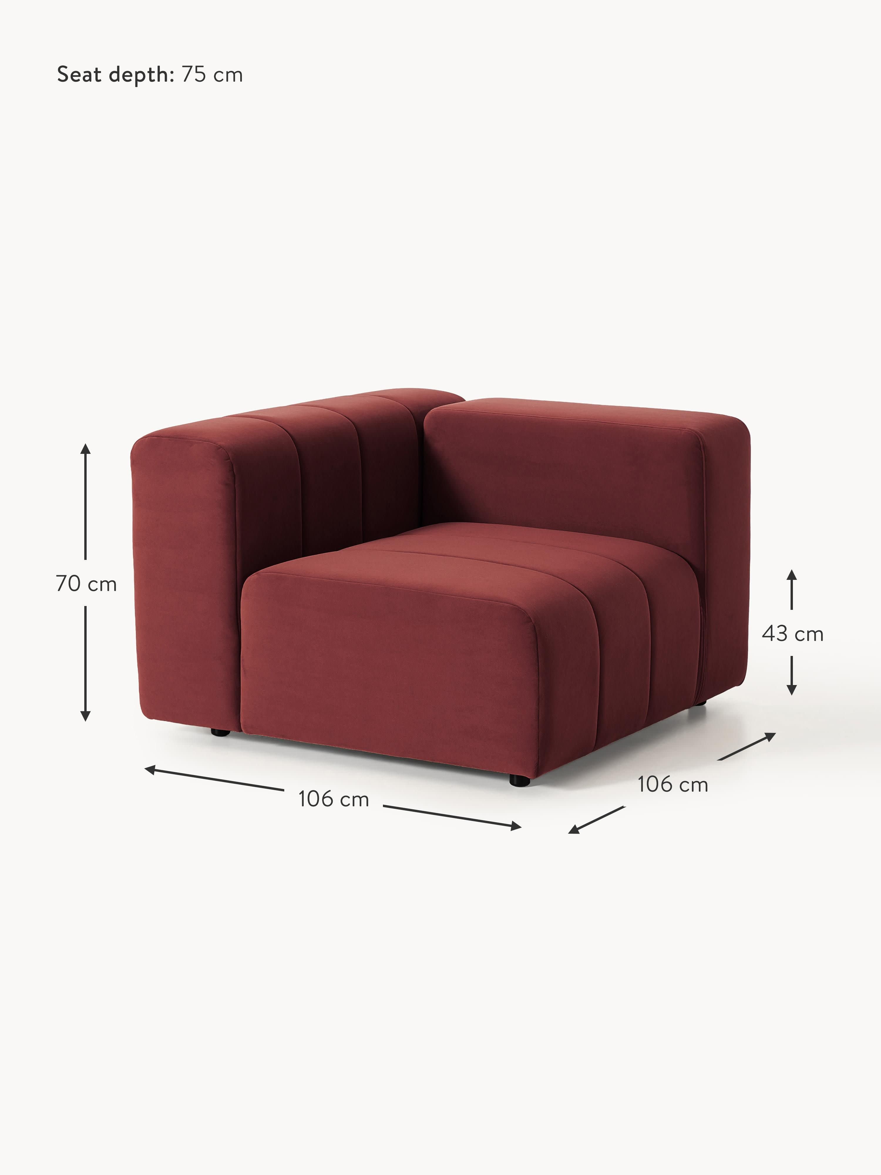 Lena Velvet Corner Module