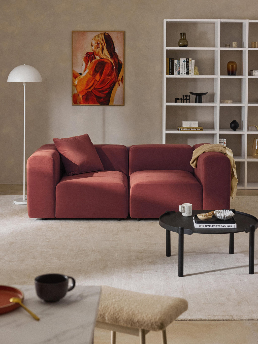 Lena Velvet Corner Module