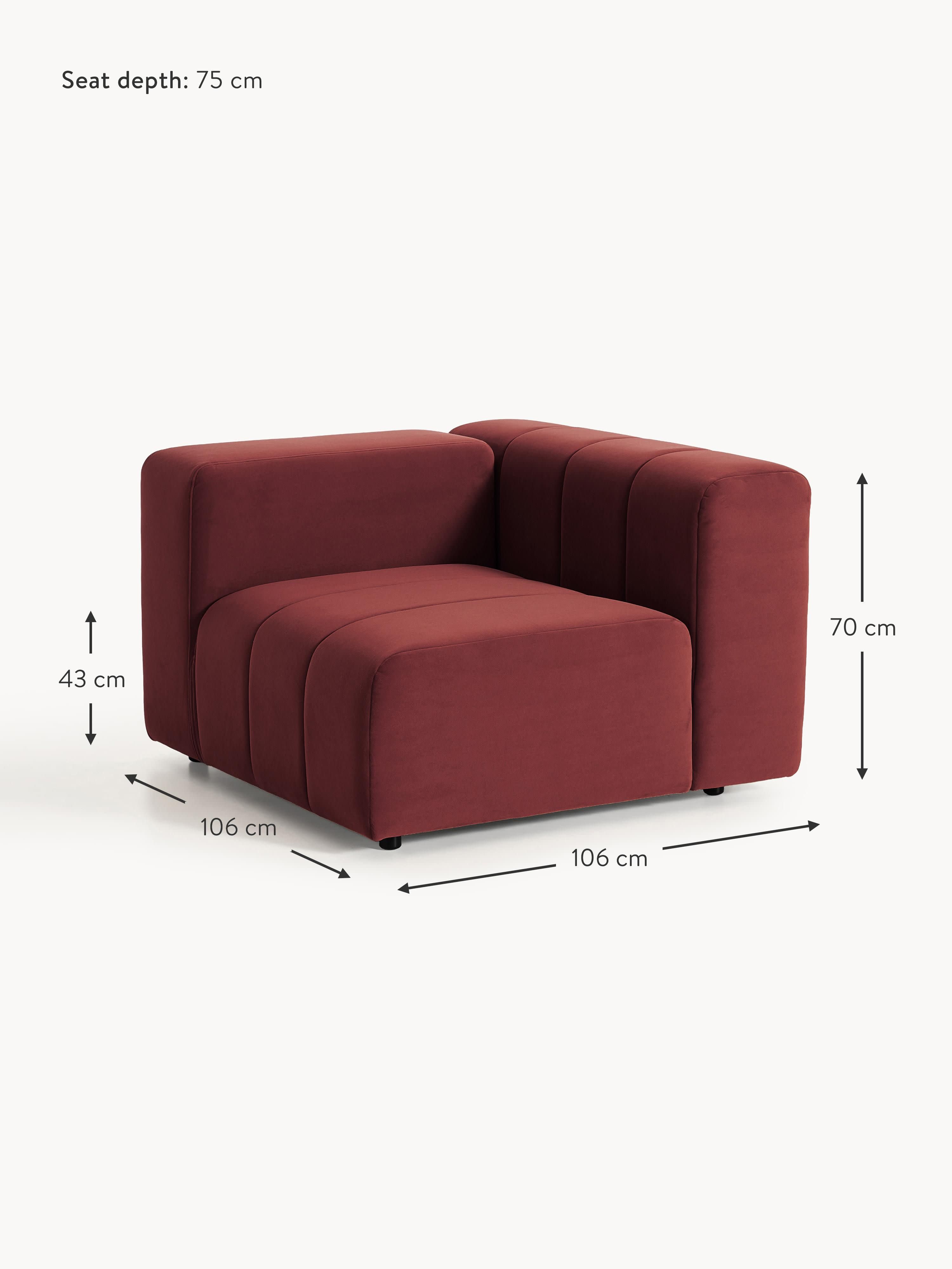 Lena Velvet Corner Module