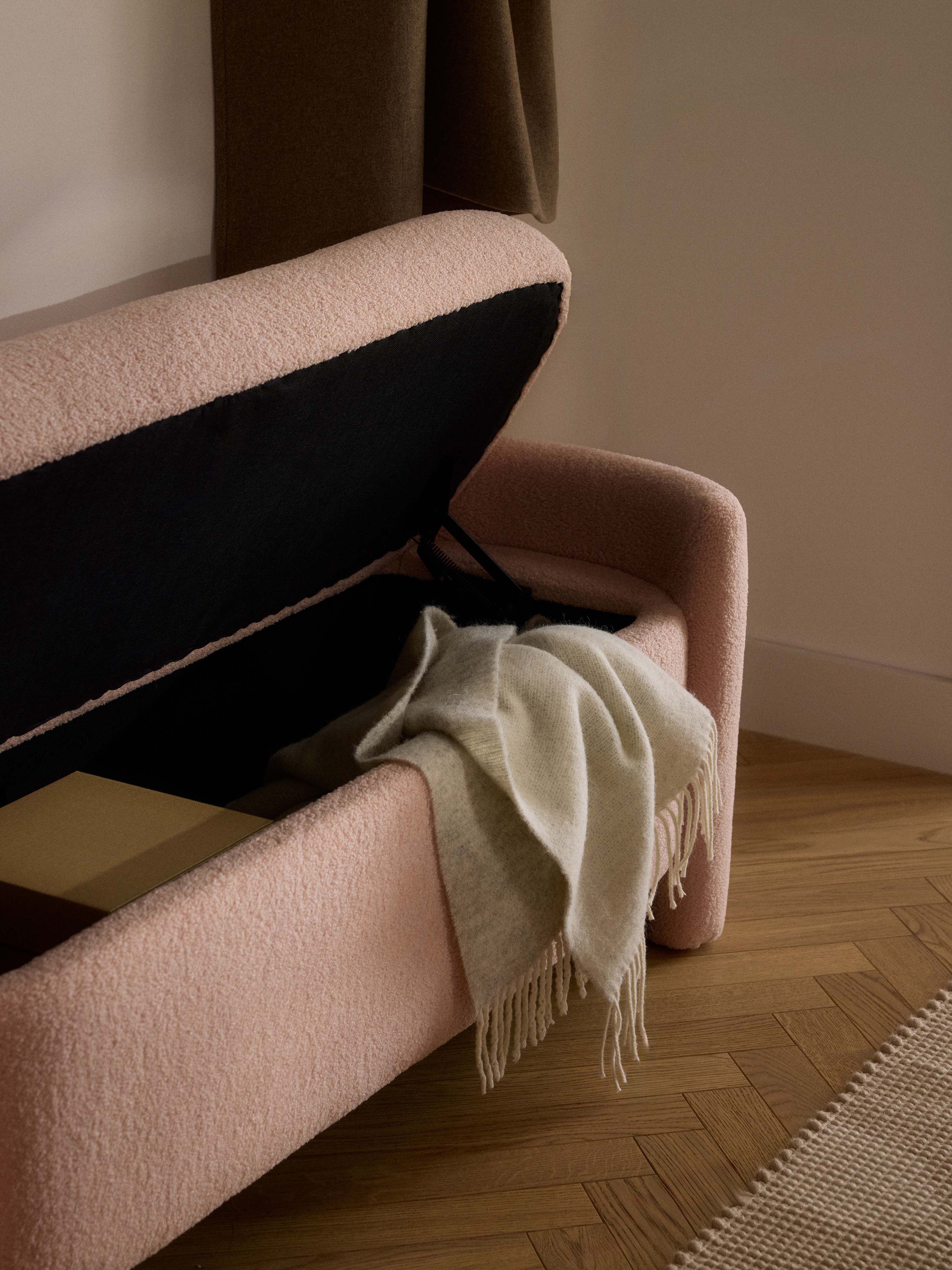 Benji Teddy Upholstered Bench with Storage Space