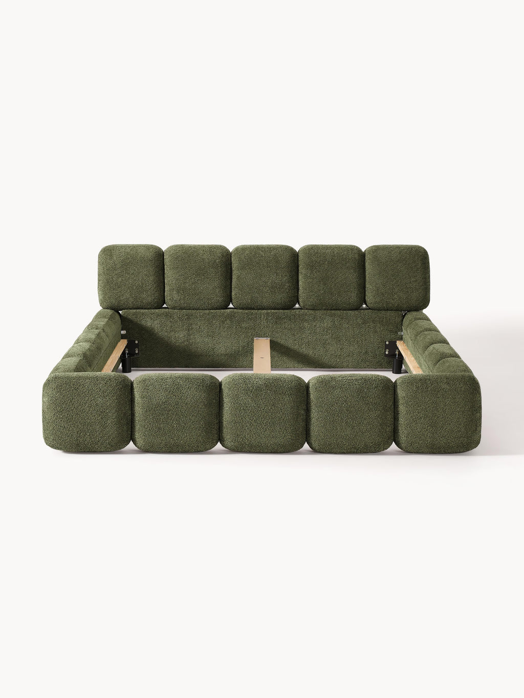 Tayla Upholstered Teddy Bouclé Bed