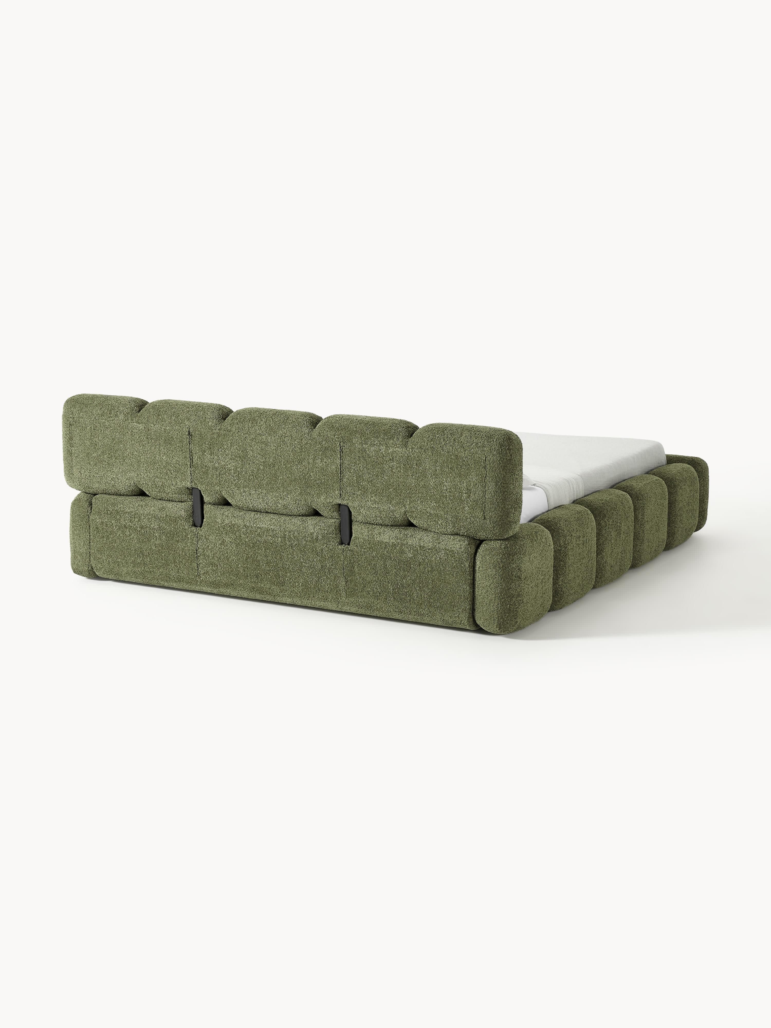 Tayla Upholstered Teddy Bouclé Bed