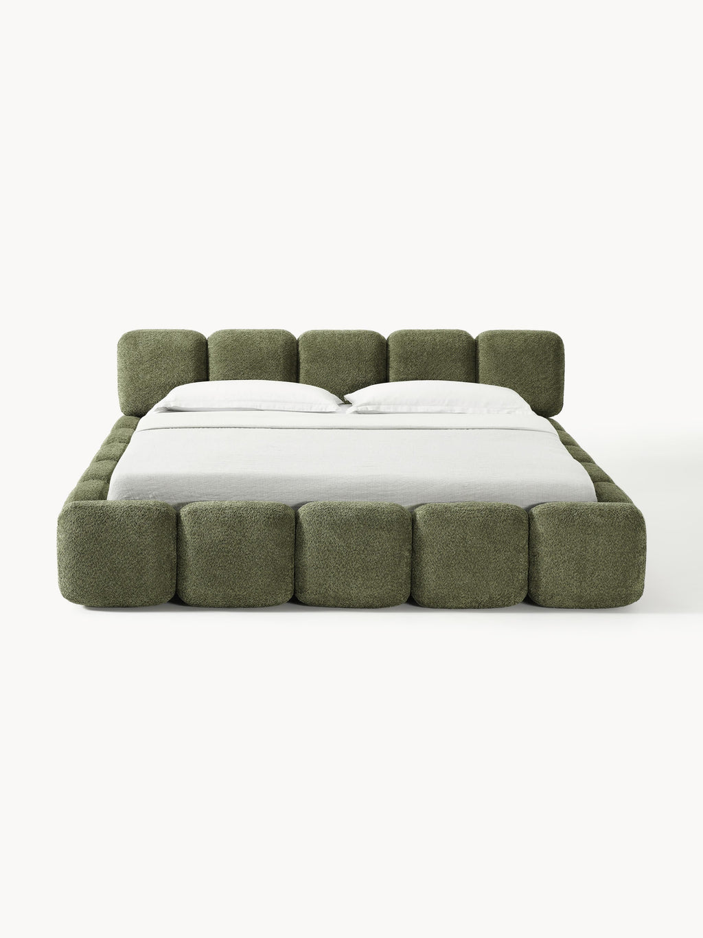 Tayla Upholstered Teddy Bouclé Bed
