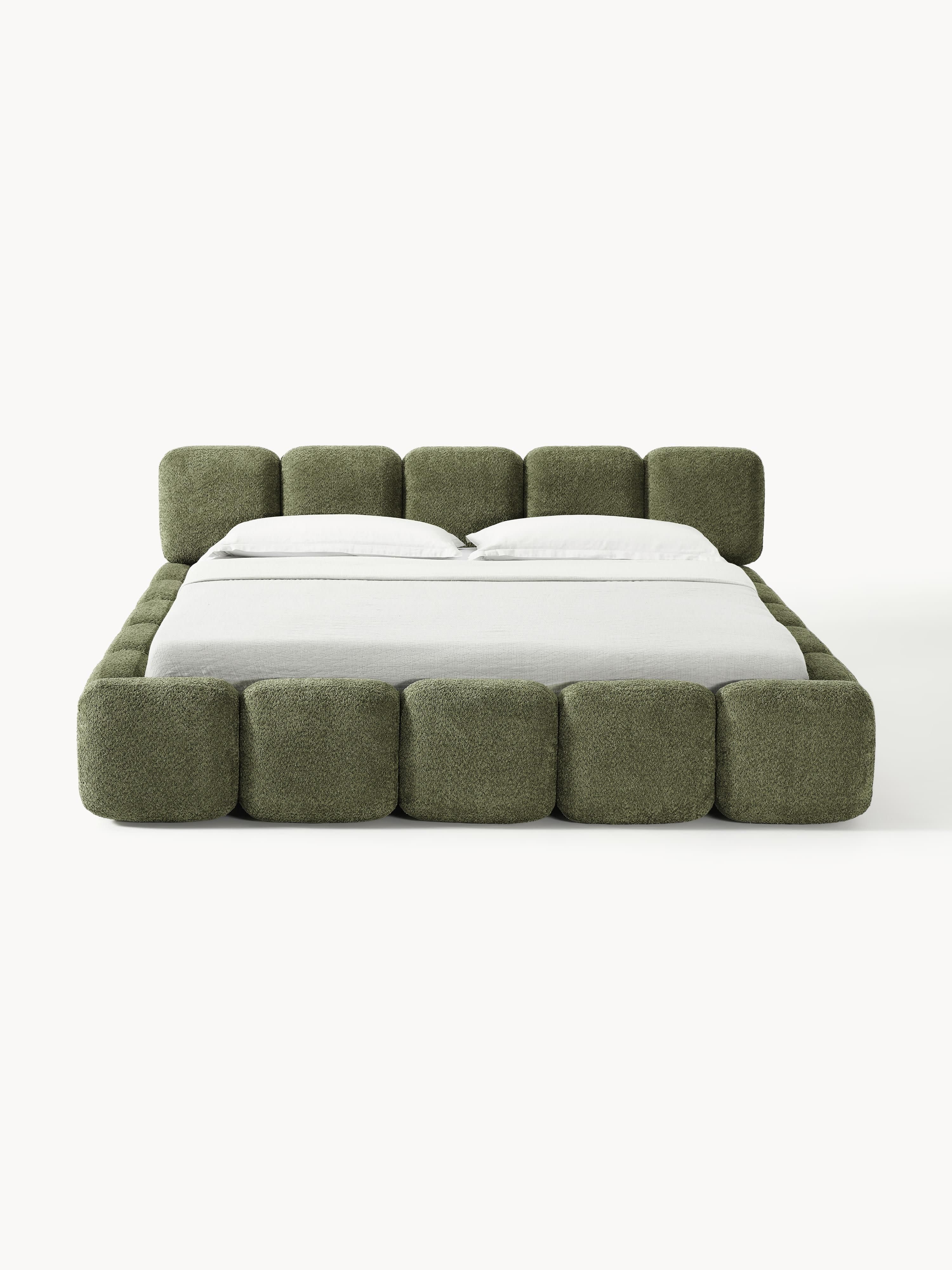 Tayla Upholstered Teddy Bouclé Bed