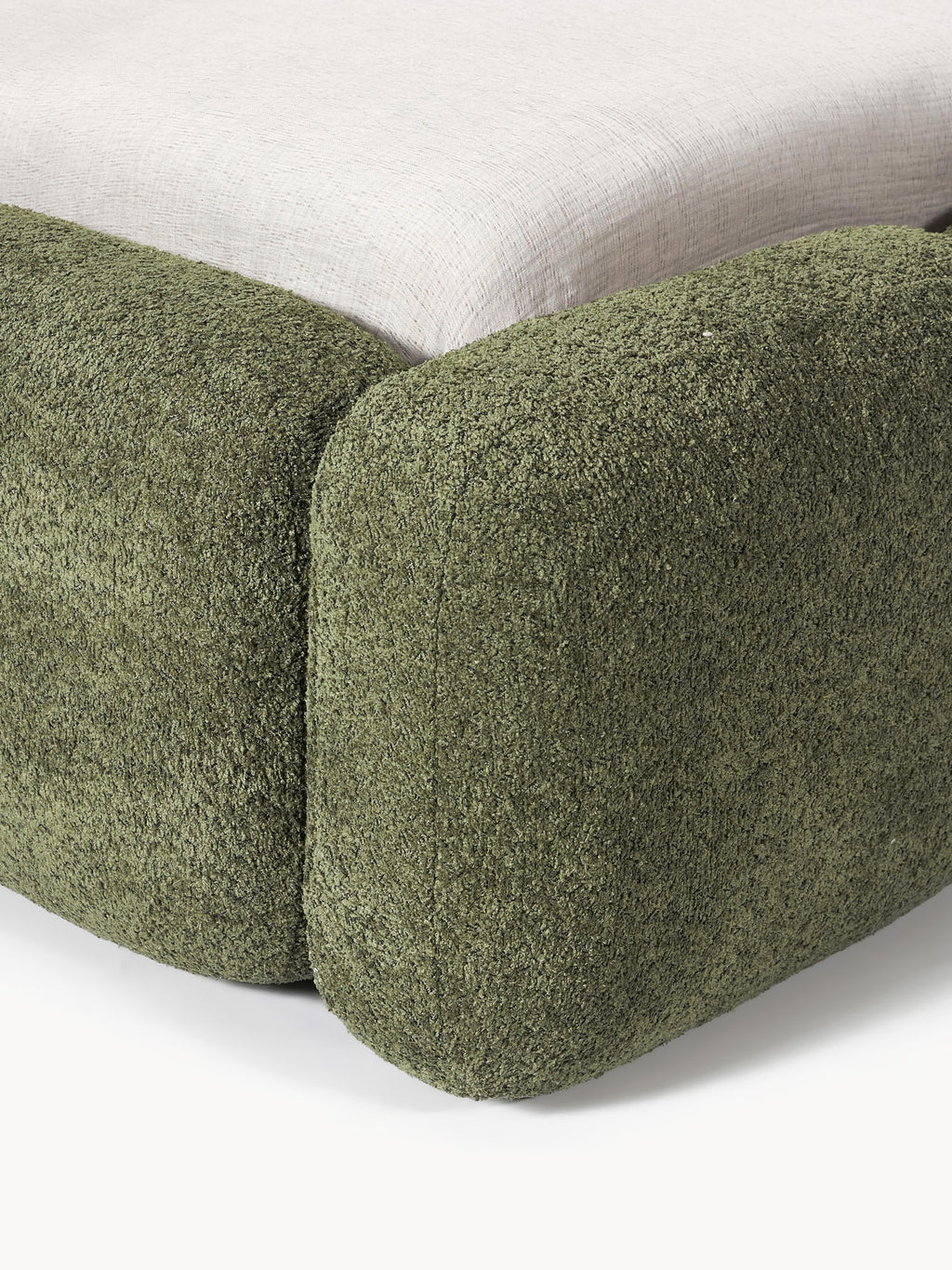 Tayla Upholstered Teddy Bouclé Bed