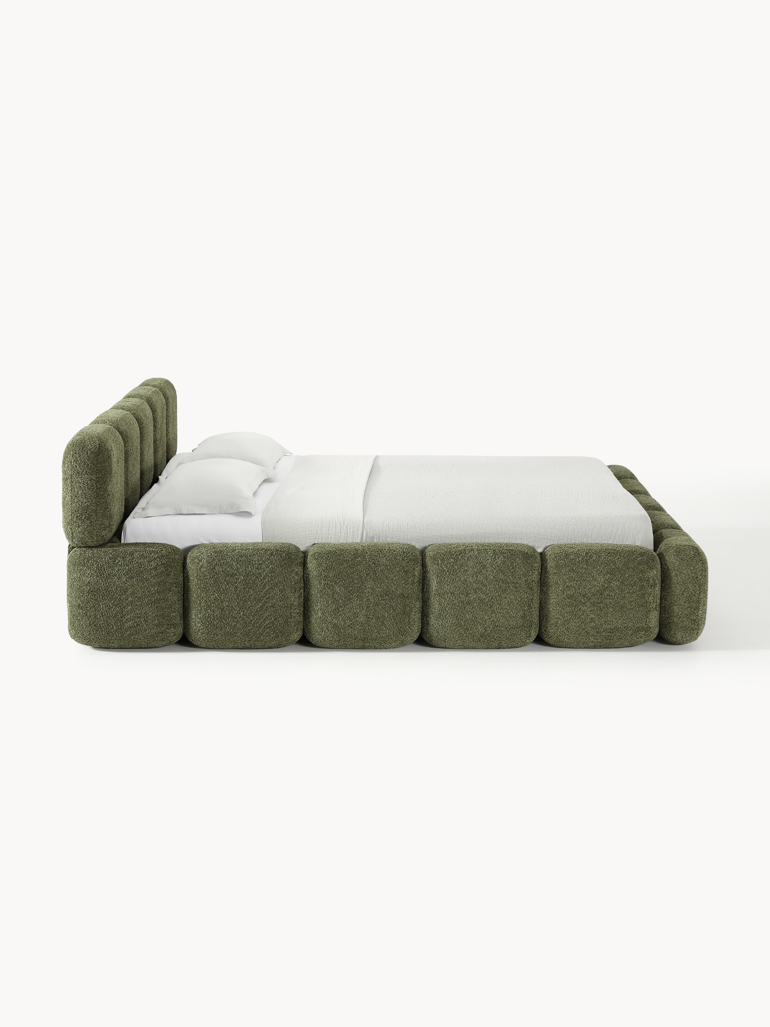 Tayla Upholstered Teddy Bouclé Bed