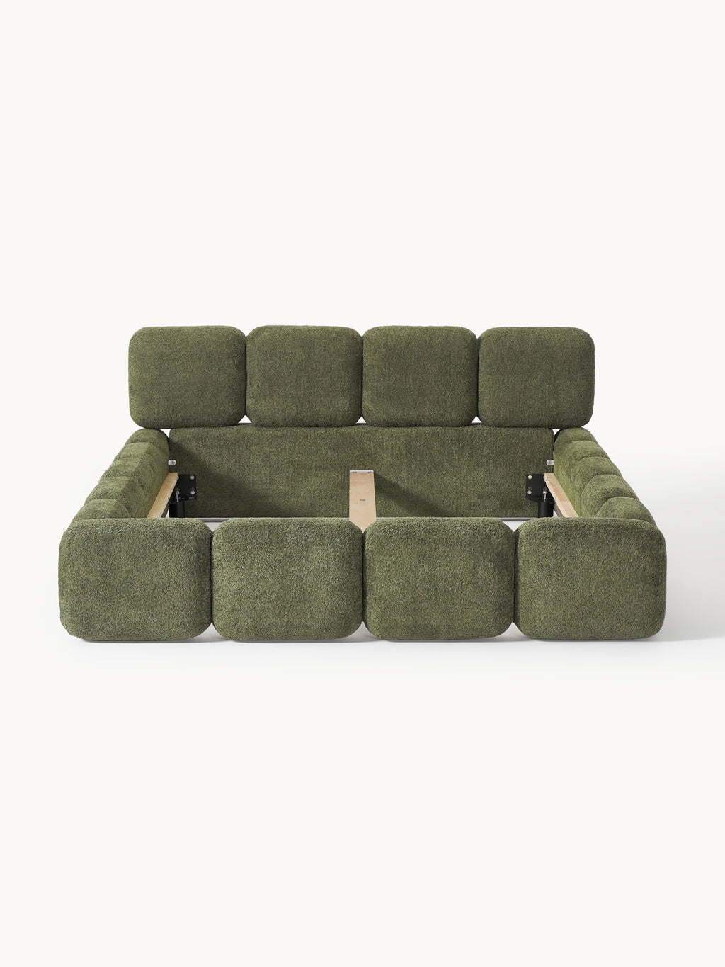 Tayla Upholstered Teddy Bouclé Bed