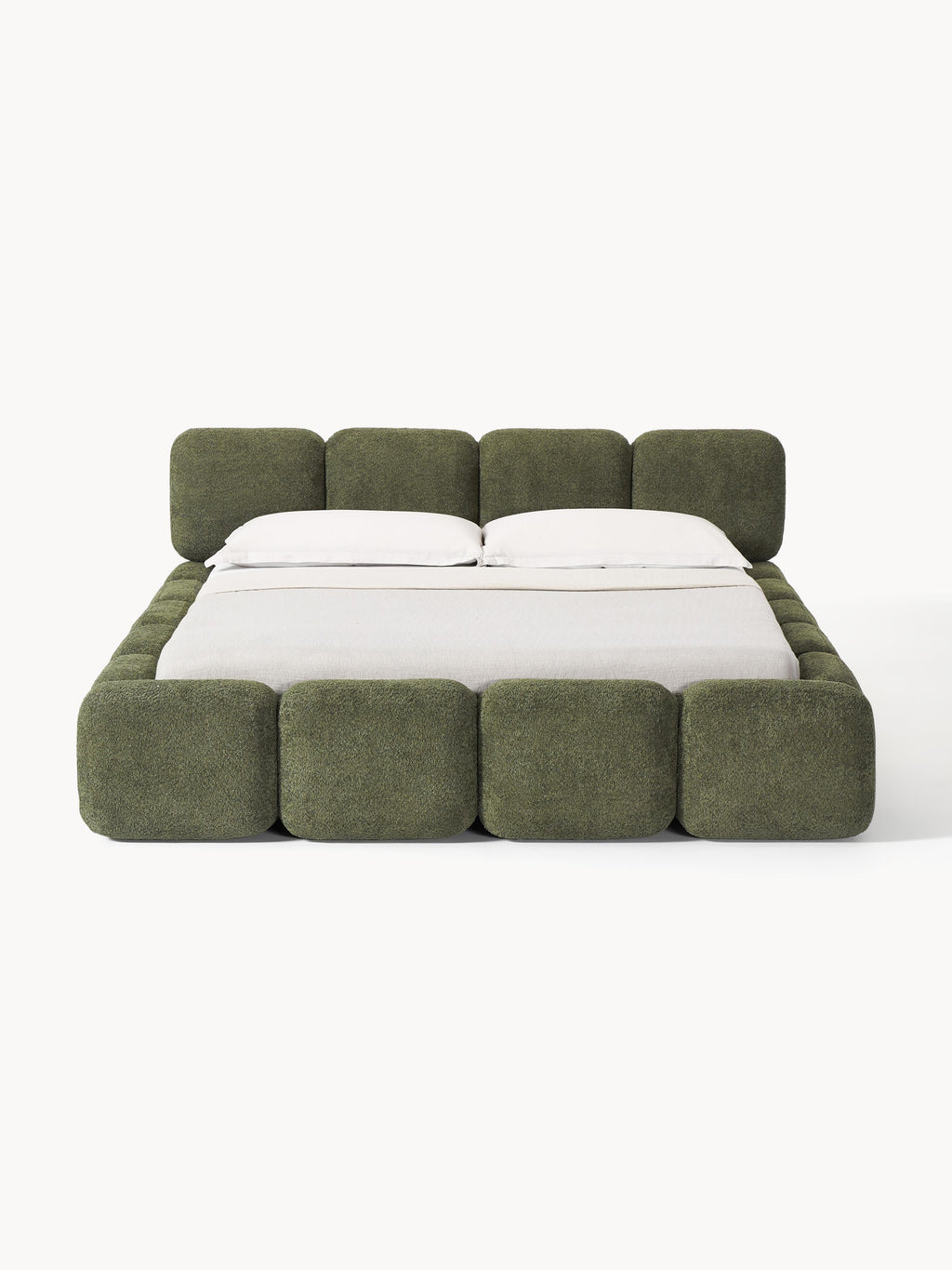 Tayla Upholstered Teddy Bouclé Bed