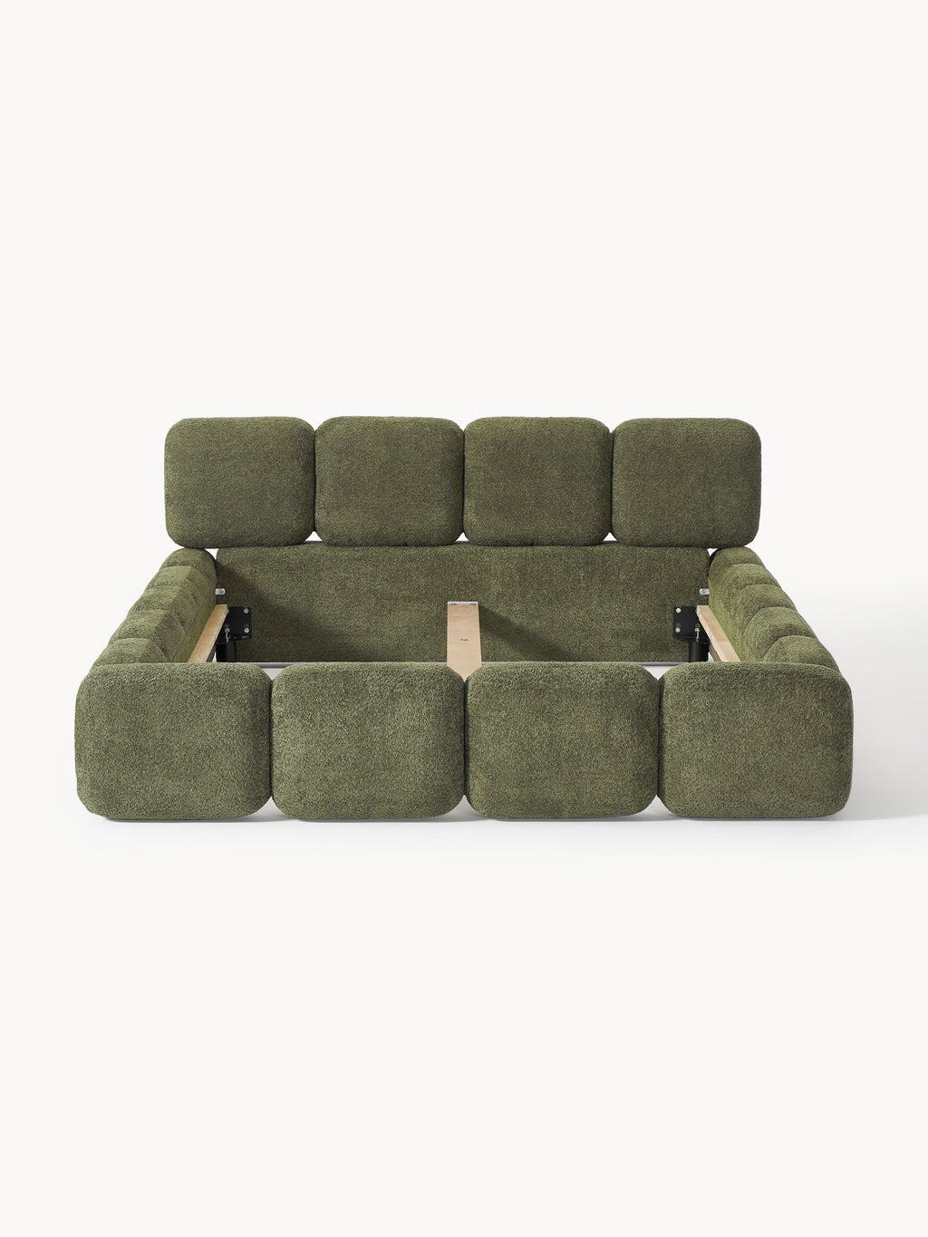 Tayla Upholstered Teddy Bouclé Bed