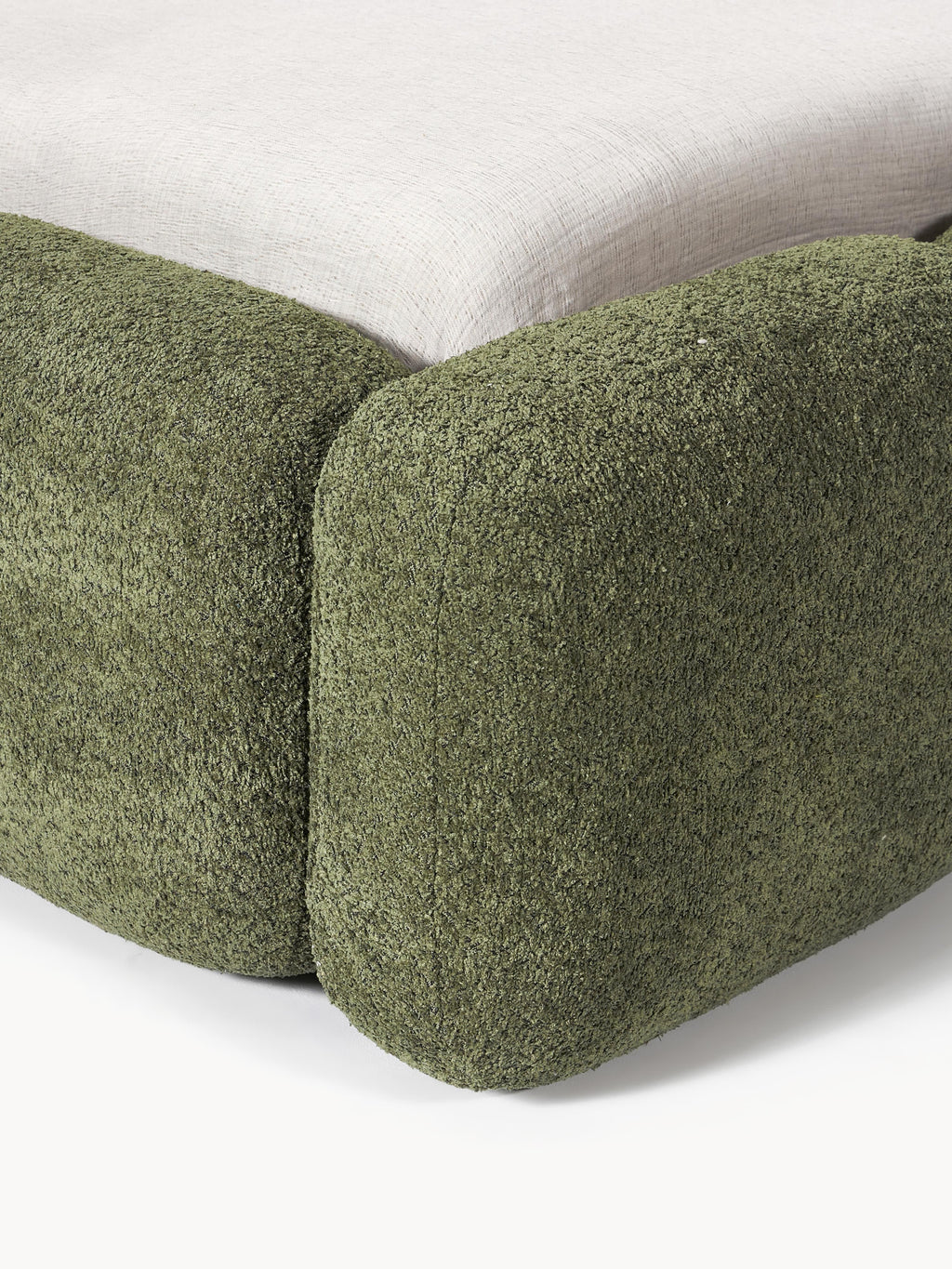 Tayla Upholstered Teddy Bouclé Bed