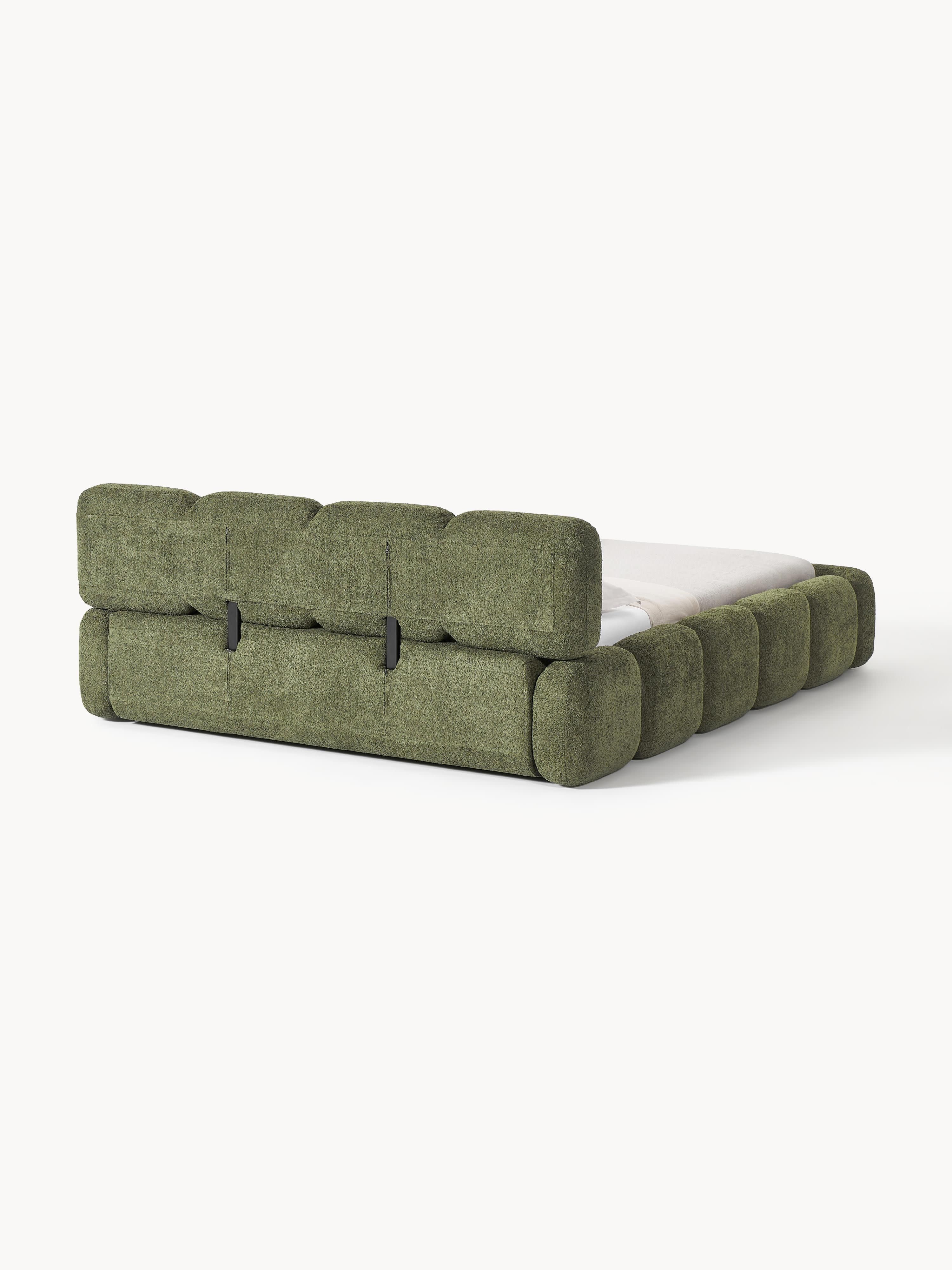 Tayla Upholstered Teddy Bouclé Bed