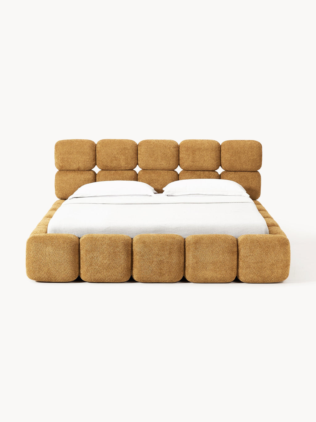 Tayla Upholstered Teddy Bouclé Bed