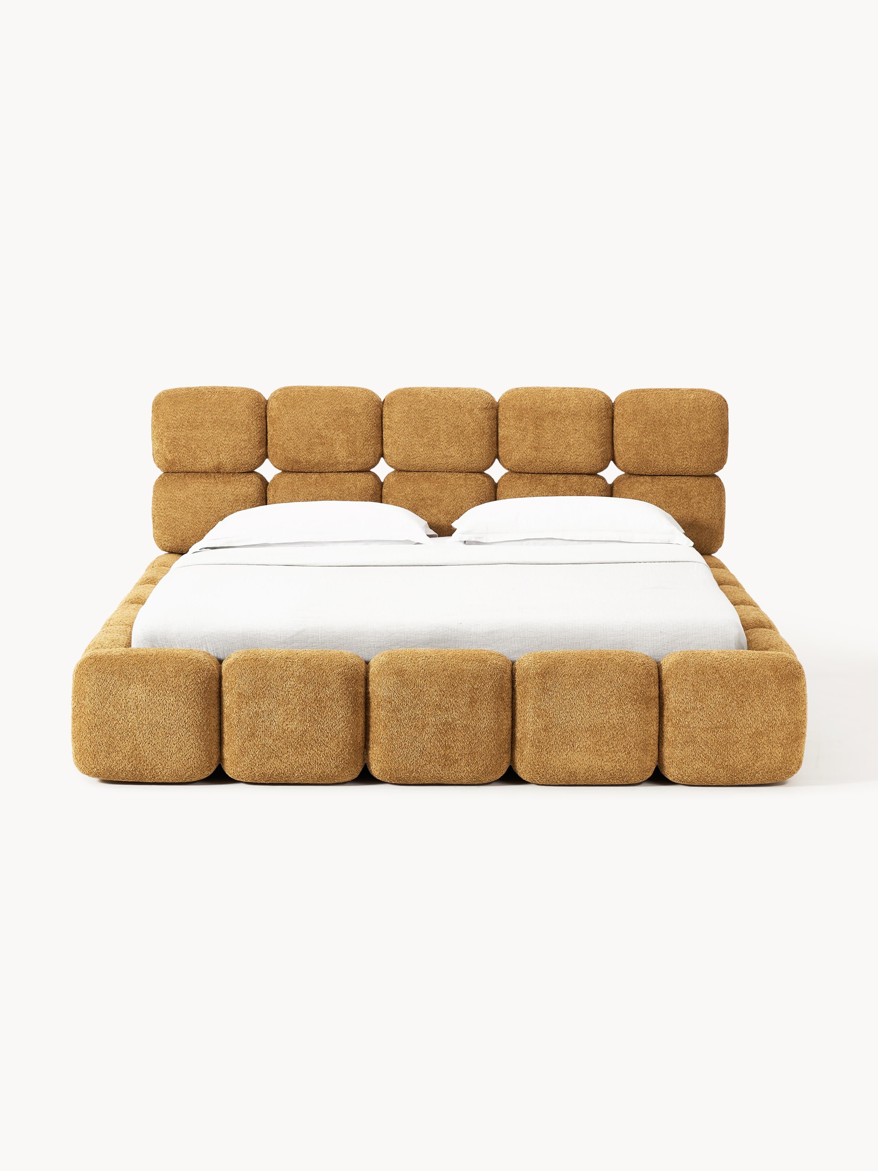 Tayla Upholstered Teddy Bouclé Bed