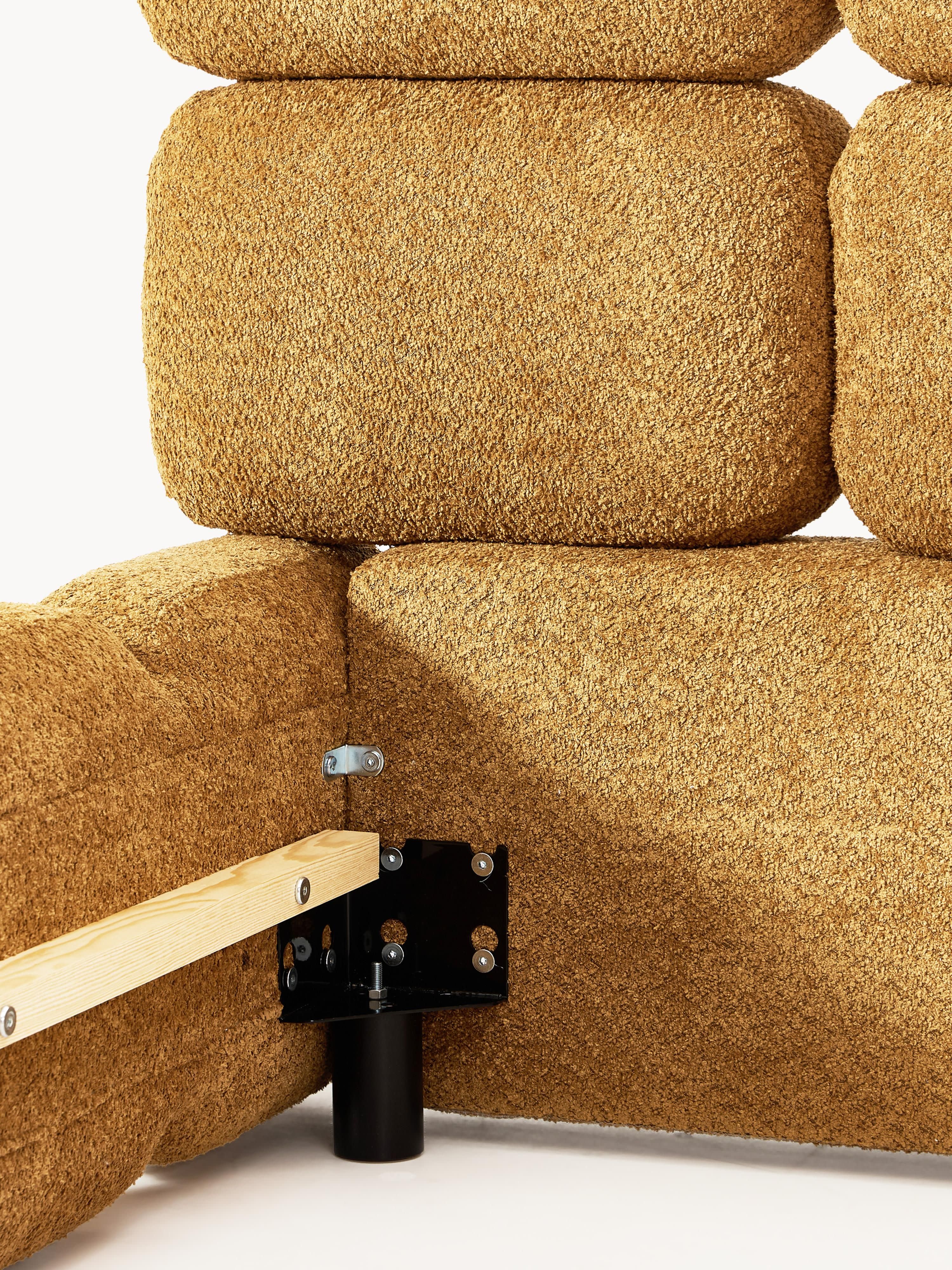 Tayla Upholstered Teddy Bouclé Bed