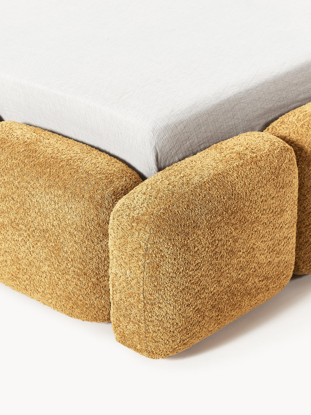 Tayla Upholstered Teddy Bouclé Bed
