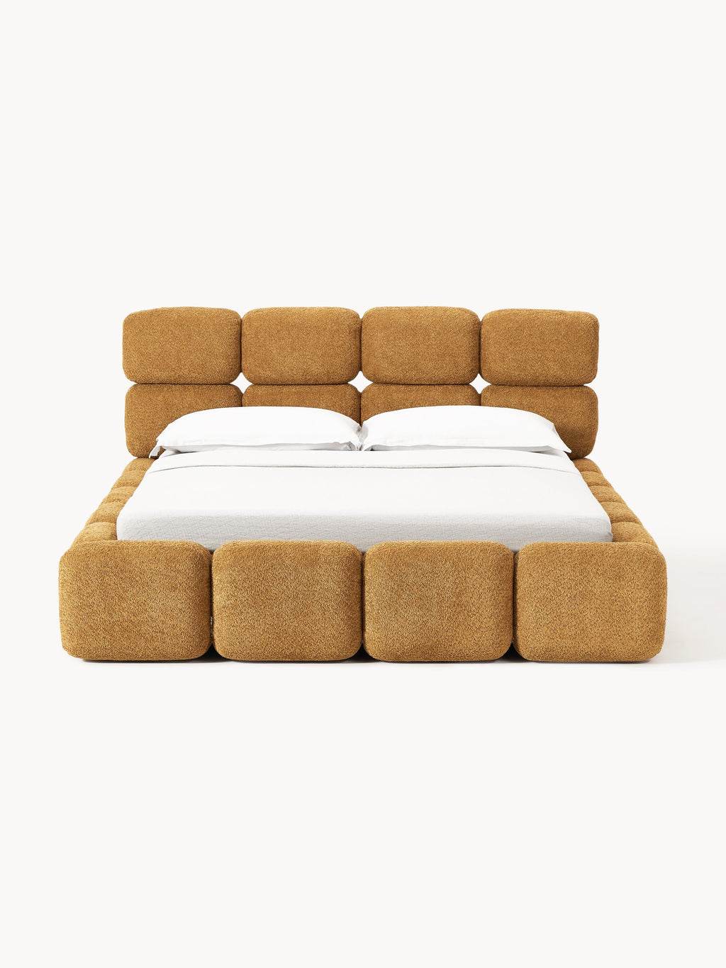 Tayla Upholstered Teddy Bouclé Bed
