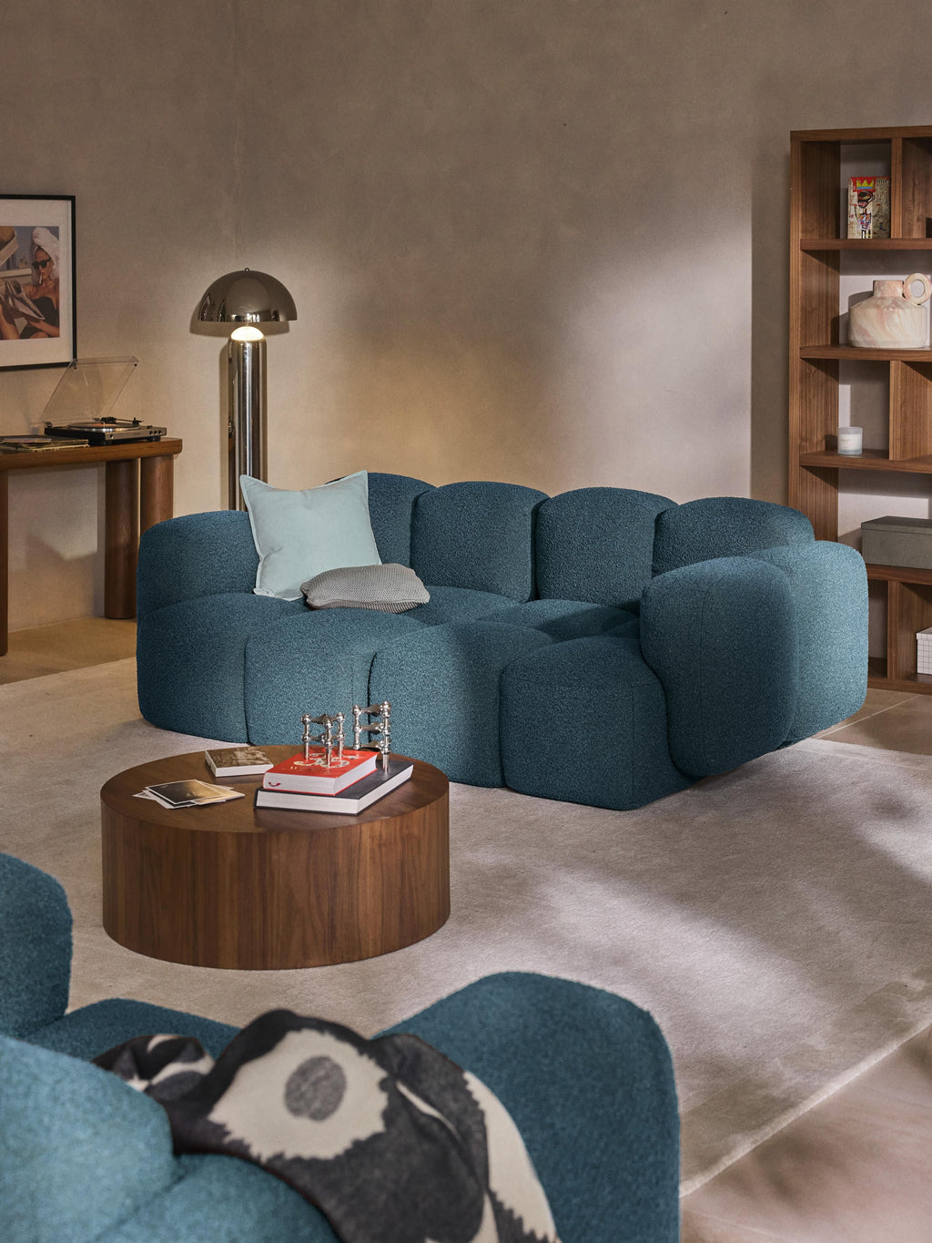 Tayla Bouclé Modular Sofa (2-seater)