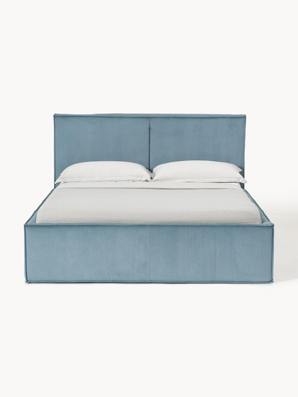 Dream Upholstered Corduroy Bed with Storage Space