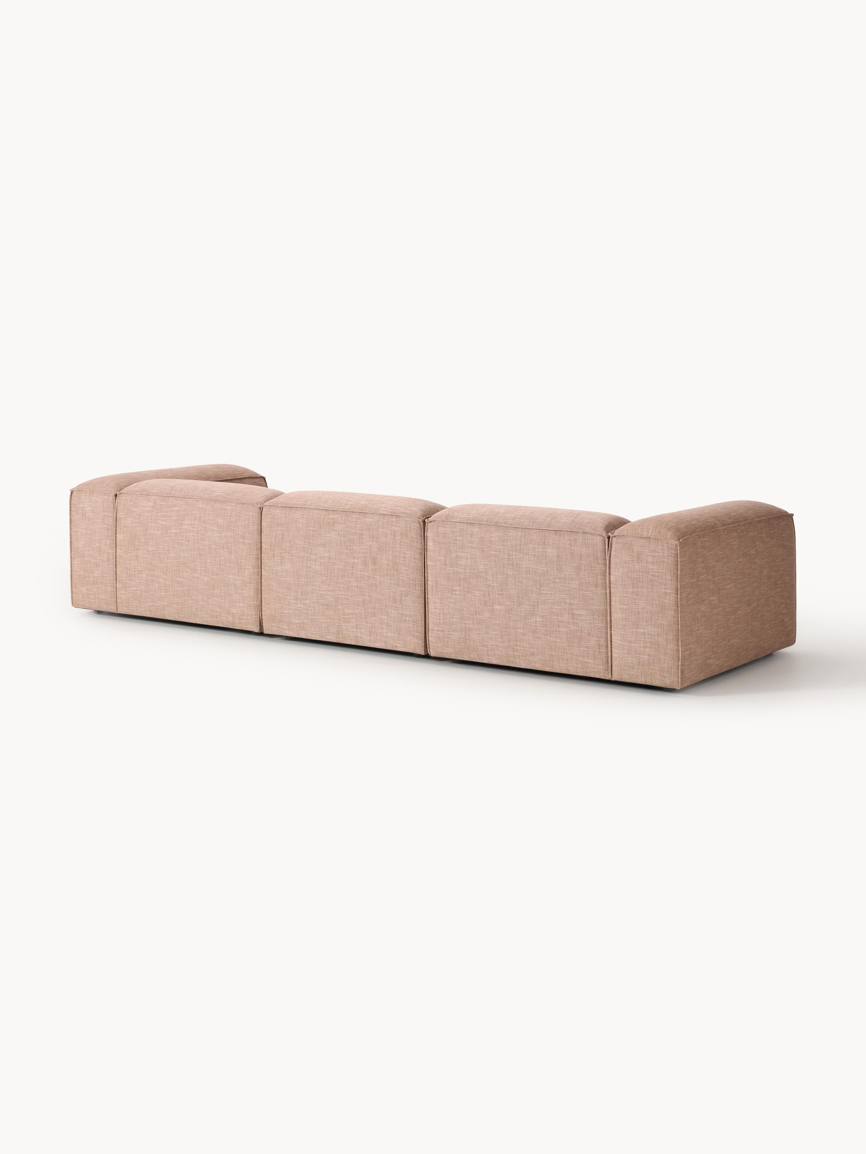Lennon Linen Blend Modular Sofa (4-seater)