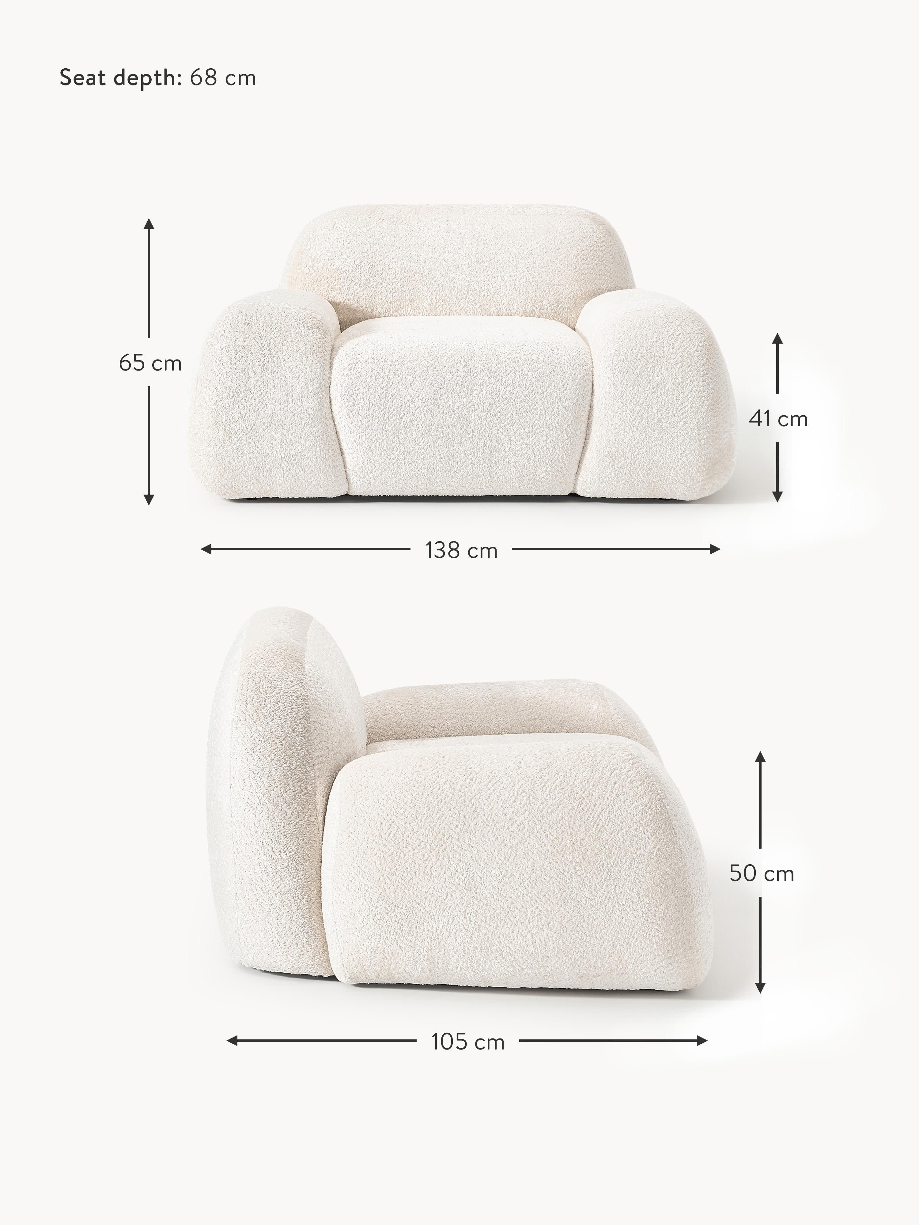 Wolke Teddy-Bouclé Lounge Chair
