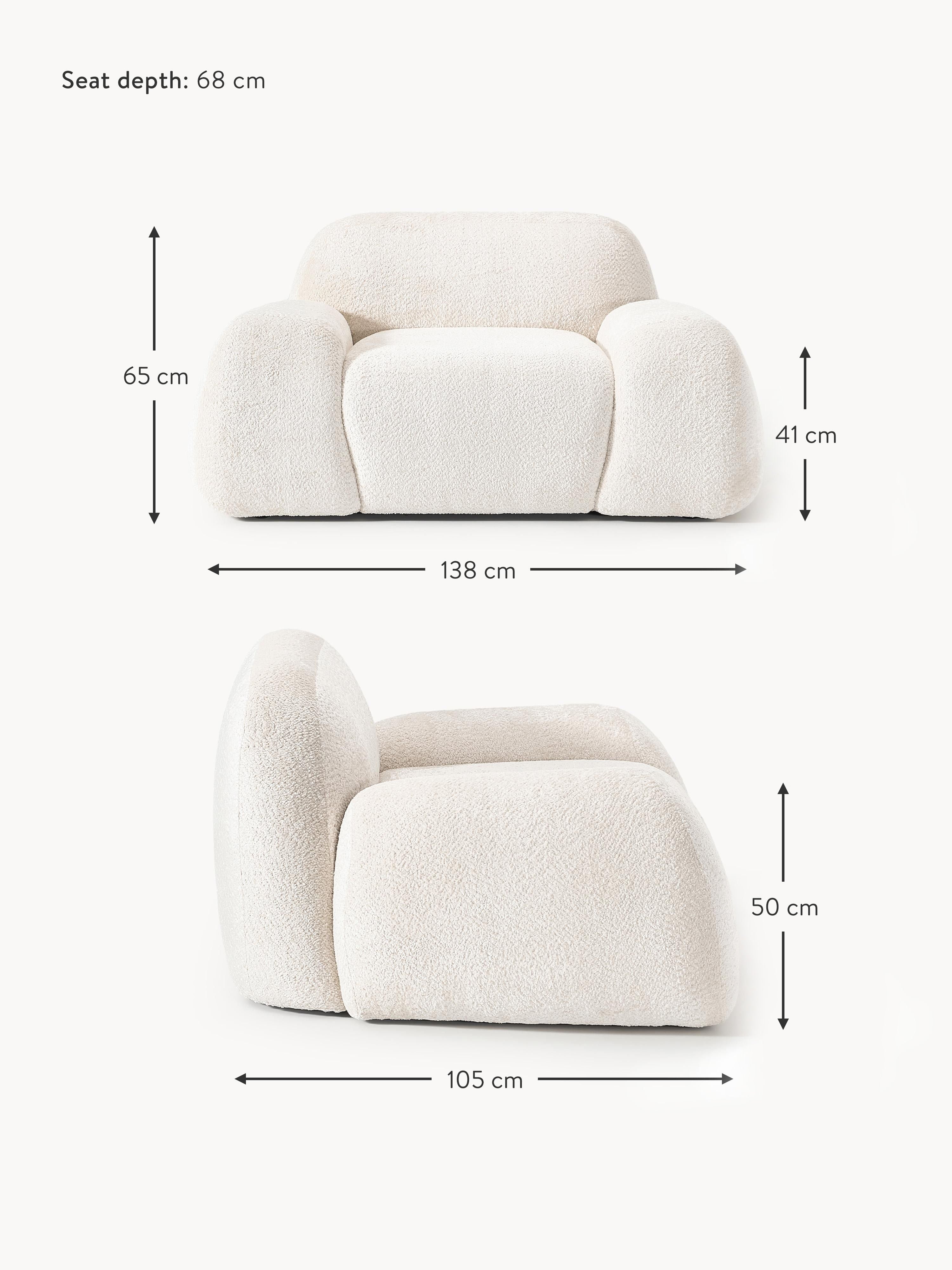 Wolke Teddy-Bouclé Lounge Chair
