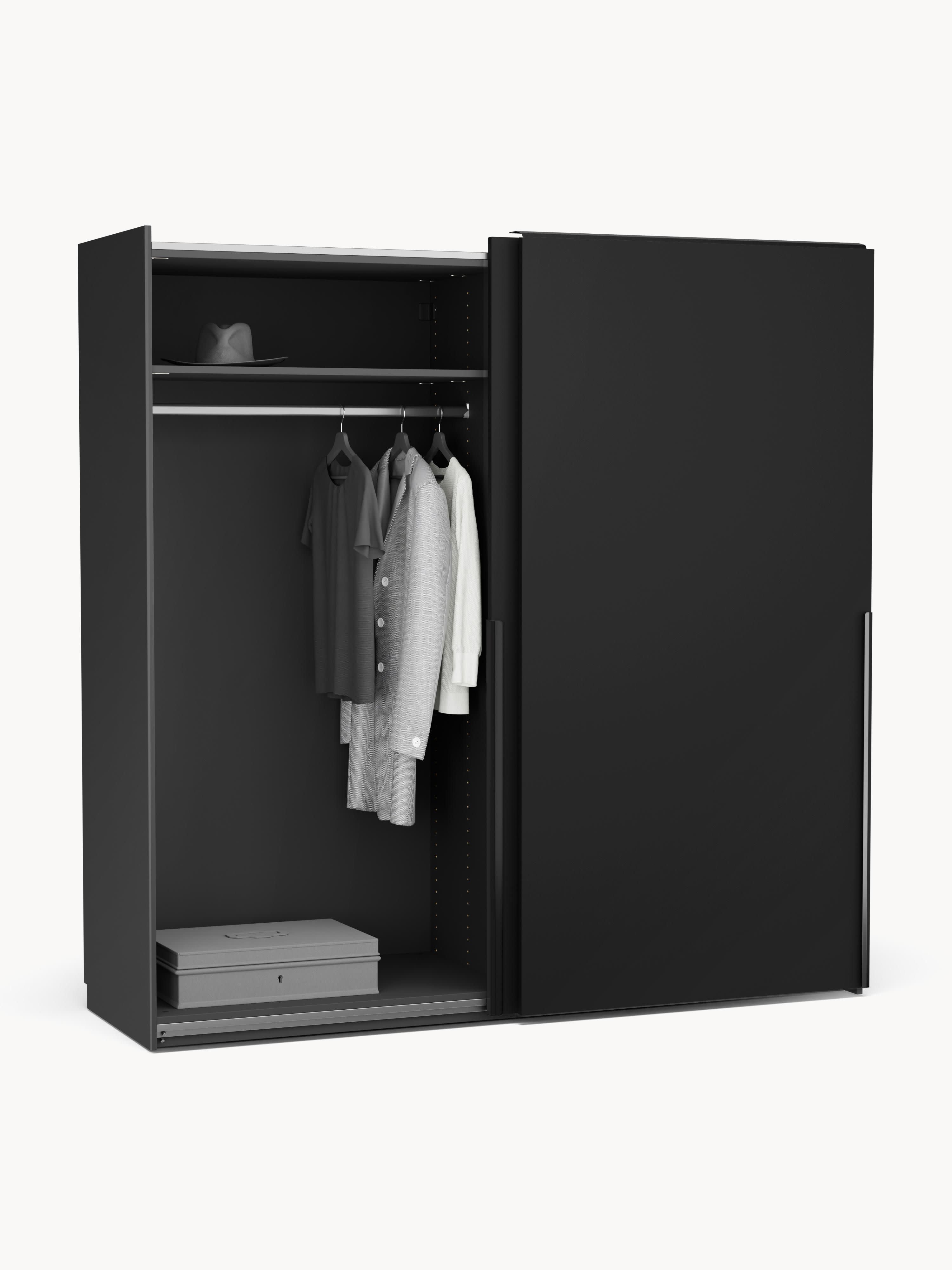 Leon Modular Sliding Door Wardrobe, 200 cm Wide, in various sizes