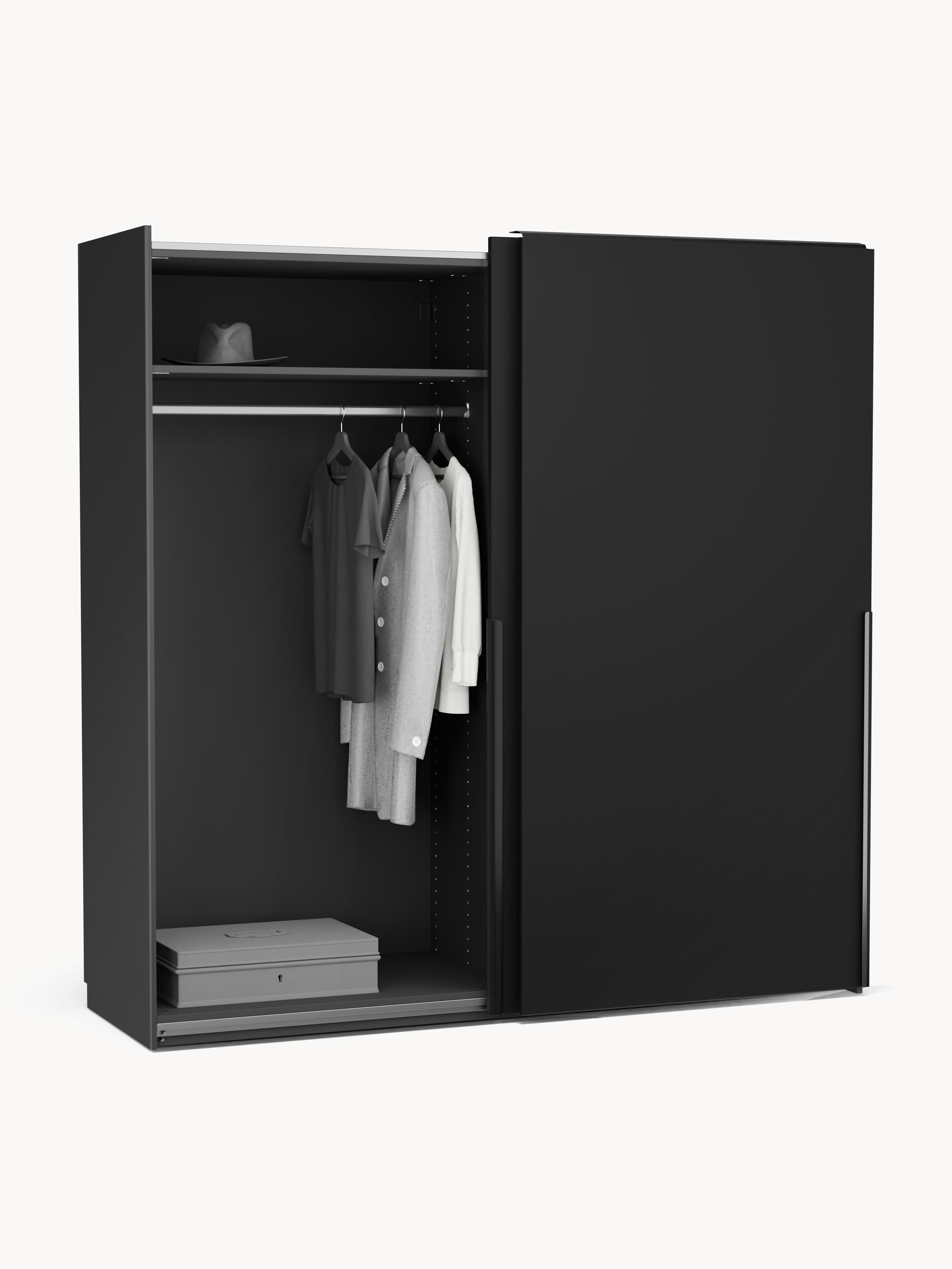Leon Modular Sliding Door Wardrobe, 200 cm Wide, in various sizes
