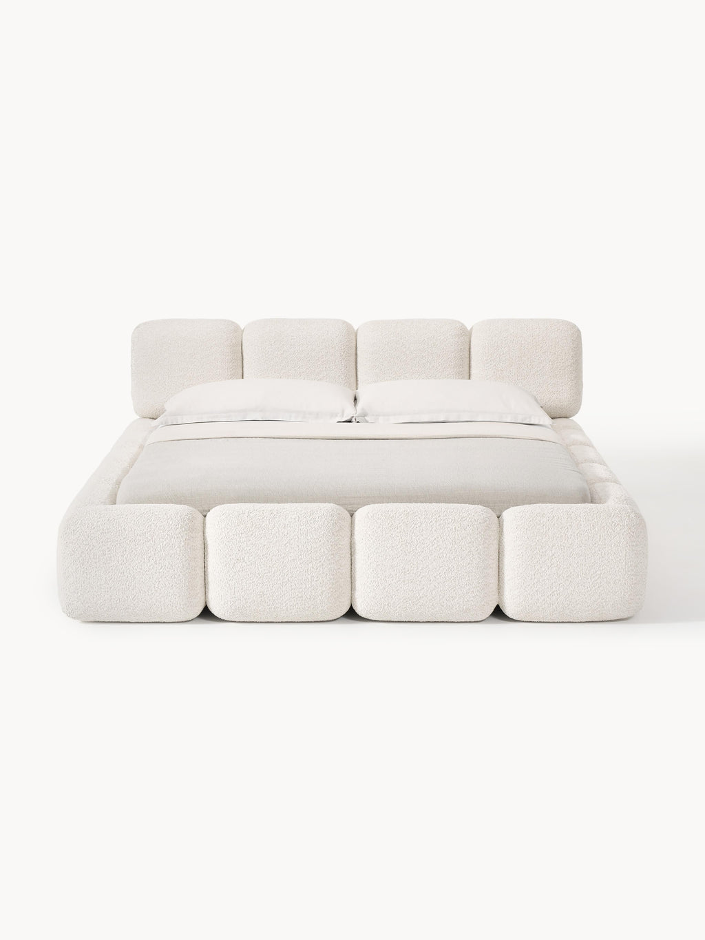 Tayla Upholstered Teddy Bouclé Bed
